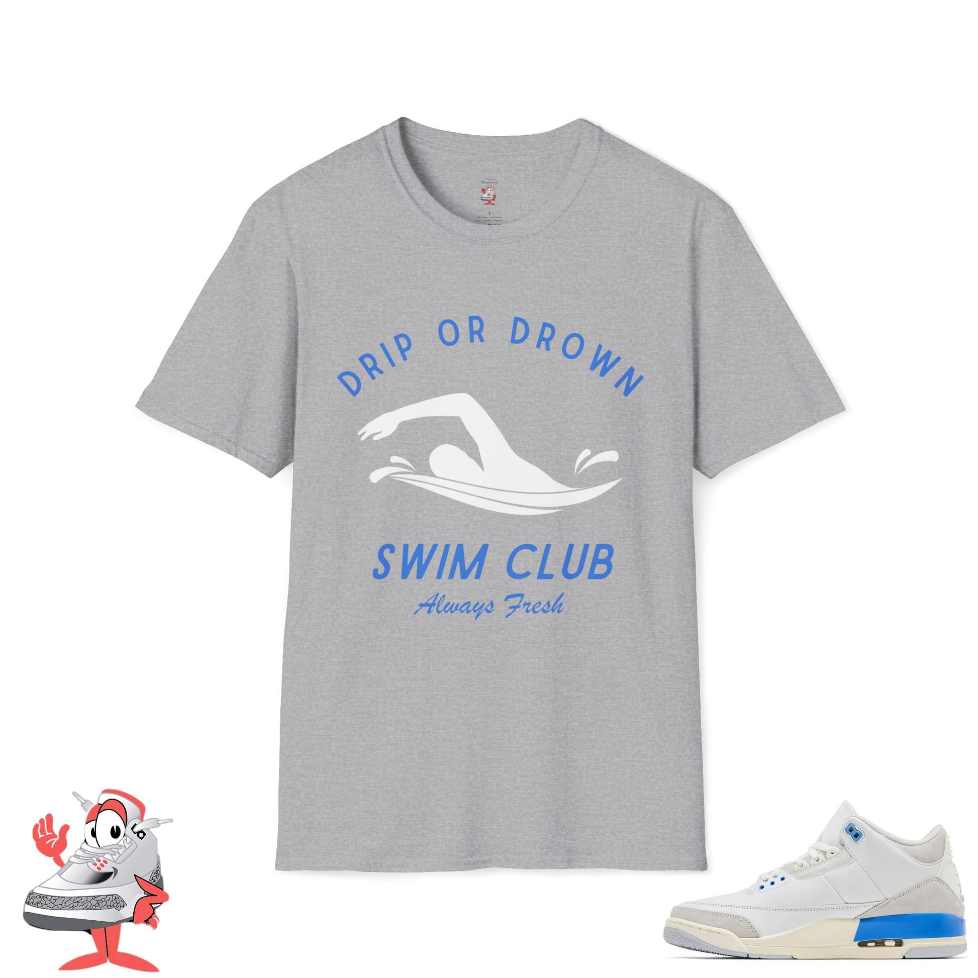 Air Jordan Retro 3 Lucky Shorts Matching Shirt Drip Or Down Swim Club Tee Nike