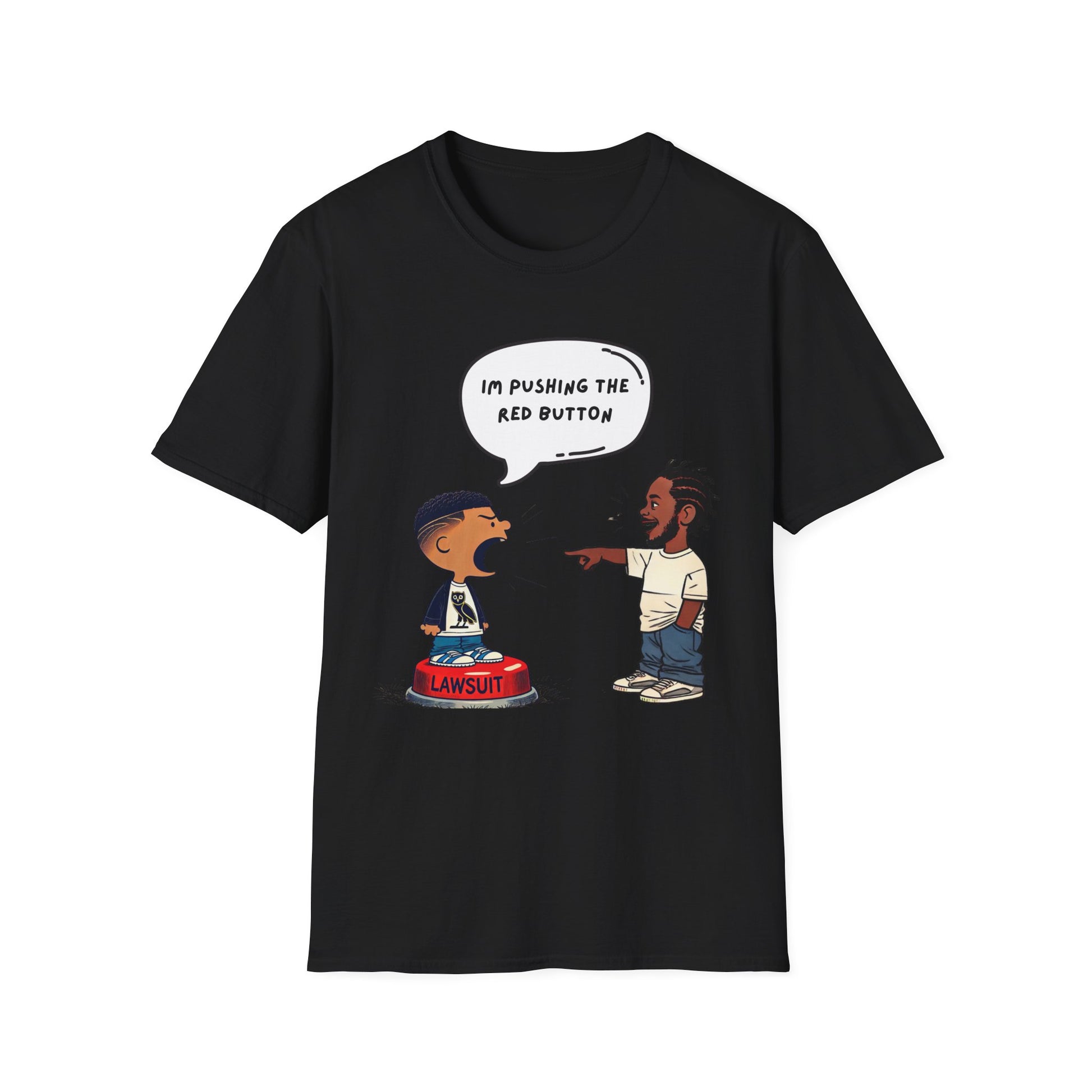 Kendrick Lamar Drake Graphic T-Shirt Hip Hop Tee Shirt Merch Not Like Streetwear