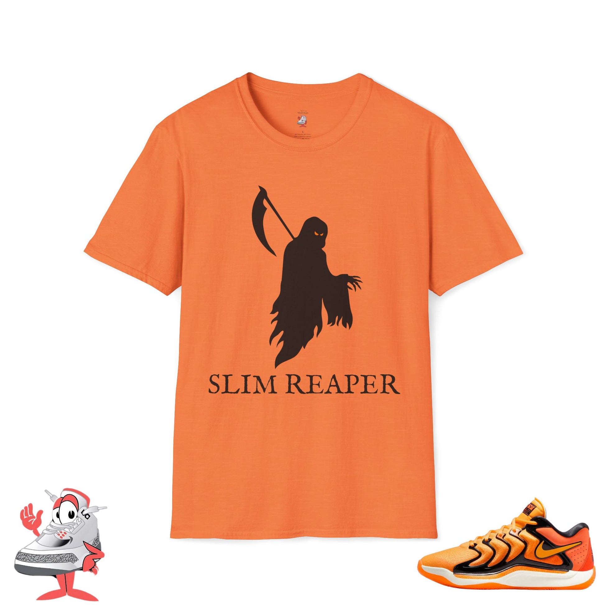 Slim Reaper Nike KD 17 Matching T-Shirt Graphic Tee For Basketball Kevin Durant