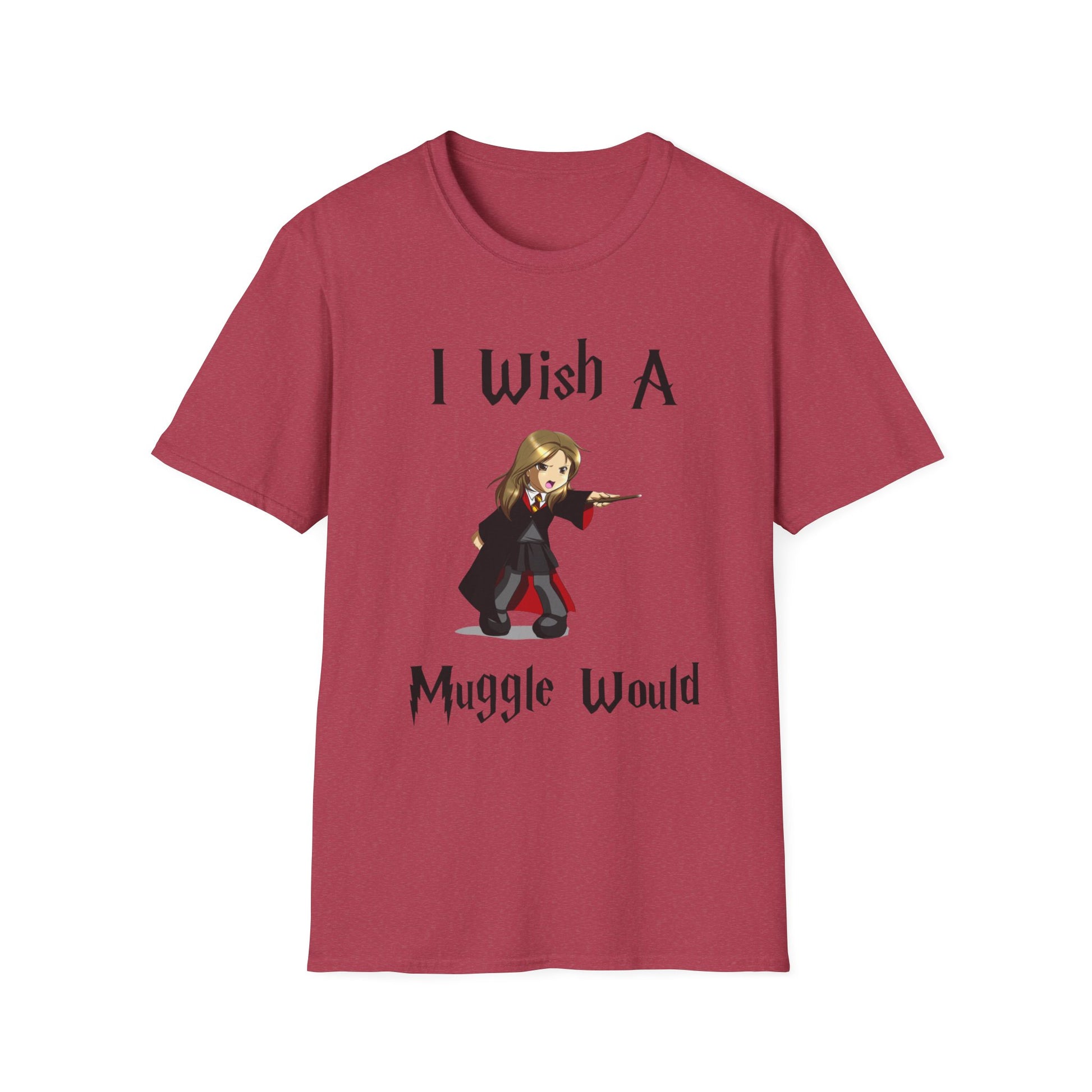 I Wish A Muggle Would Harry Potter Wizarding World T-Shirt Tee Unisex Shirt Soft