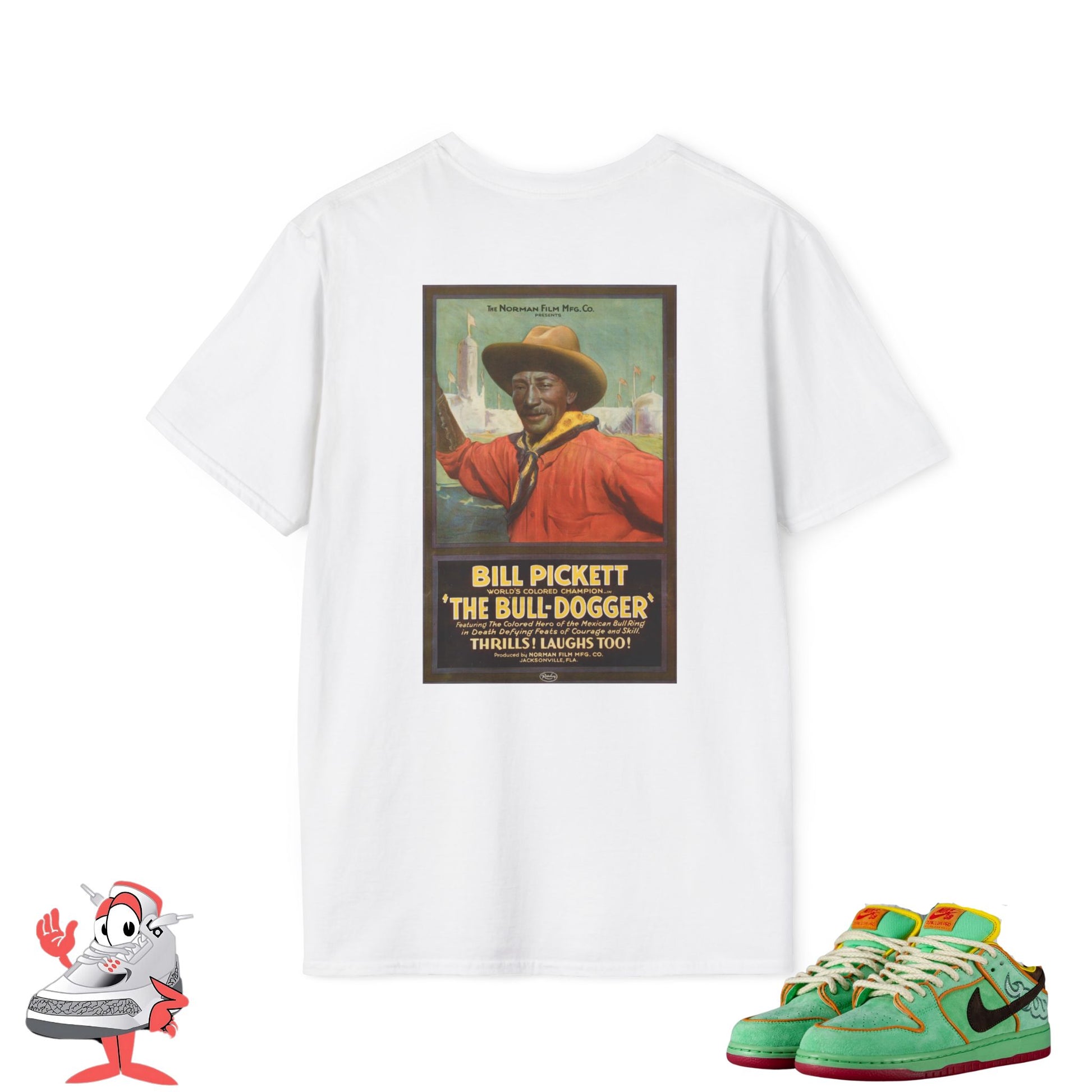 Matching Tee Nike SB Dunk Low Modern Cowboy Shirt Black History Month Skateboard