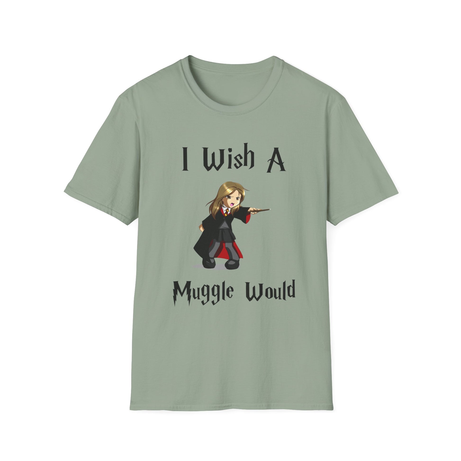 I Wish A Muggle Would Harry Potter Wizarding World T-Shirt Tee Unisex Shirt Soft