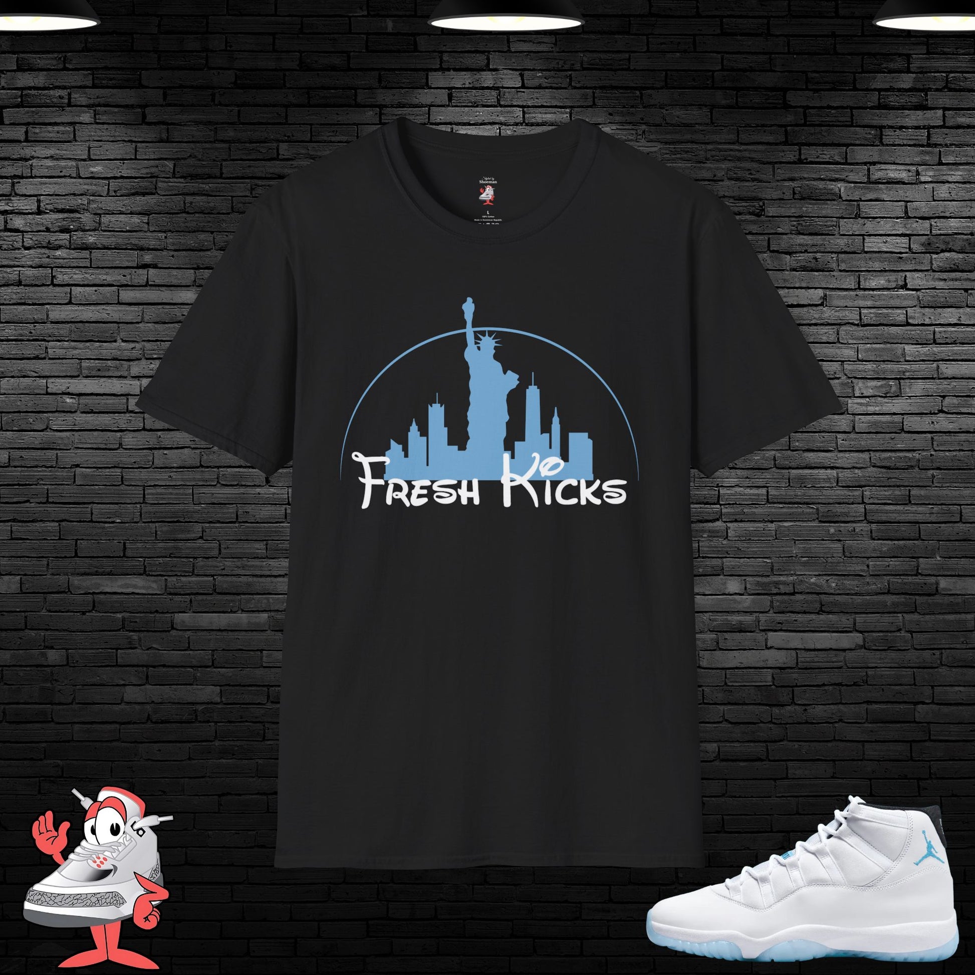 Air Jordan Retro 11 Legend Blue Matching Tee Unisex Fresh Kicks XI Graphic Shirt