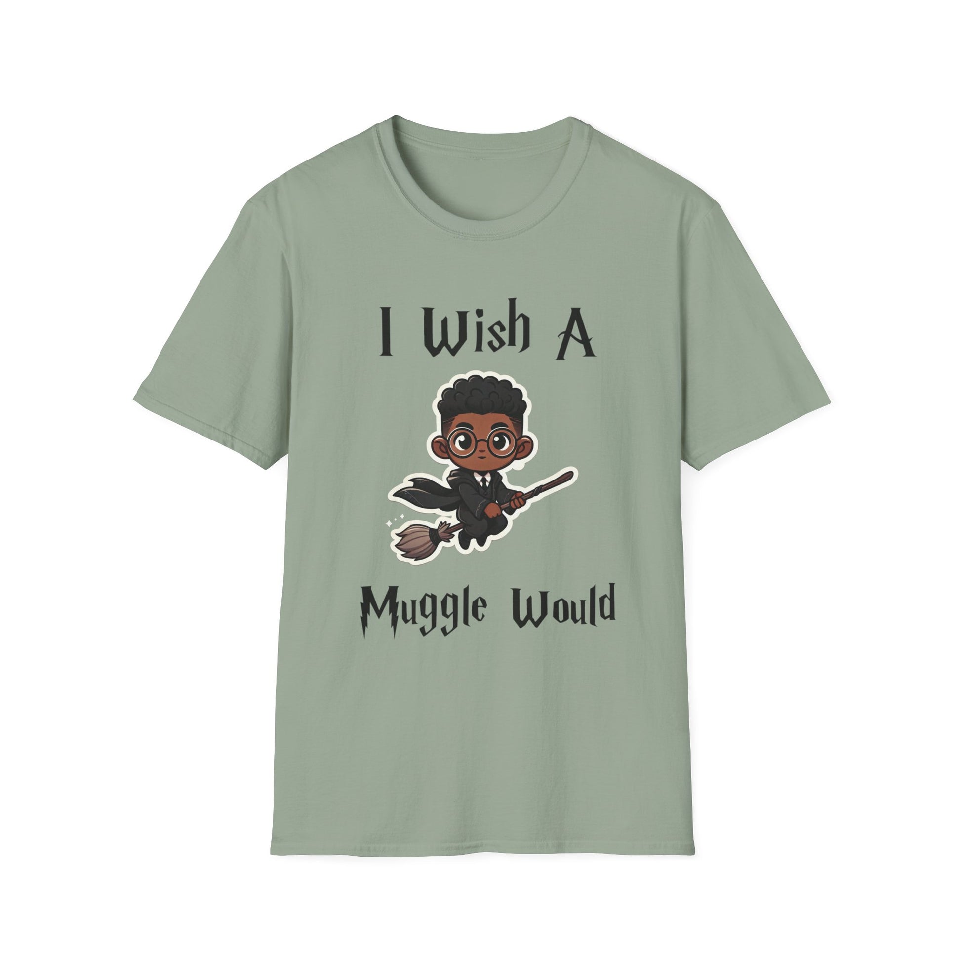 I Wish A Muggle Would Harry Potter Wizarding World T-Shirt Tee Unisex Shirt Soft