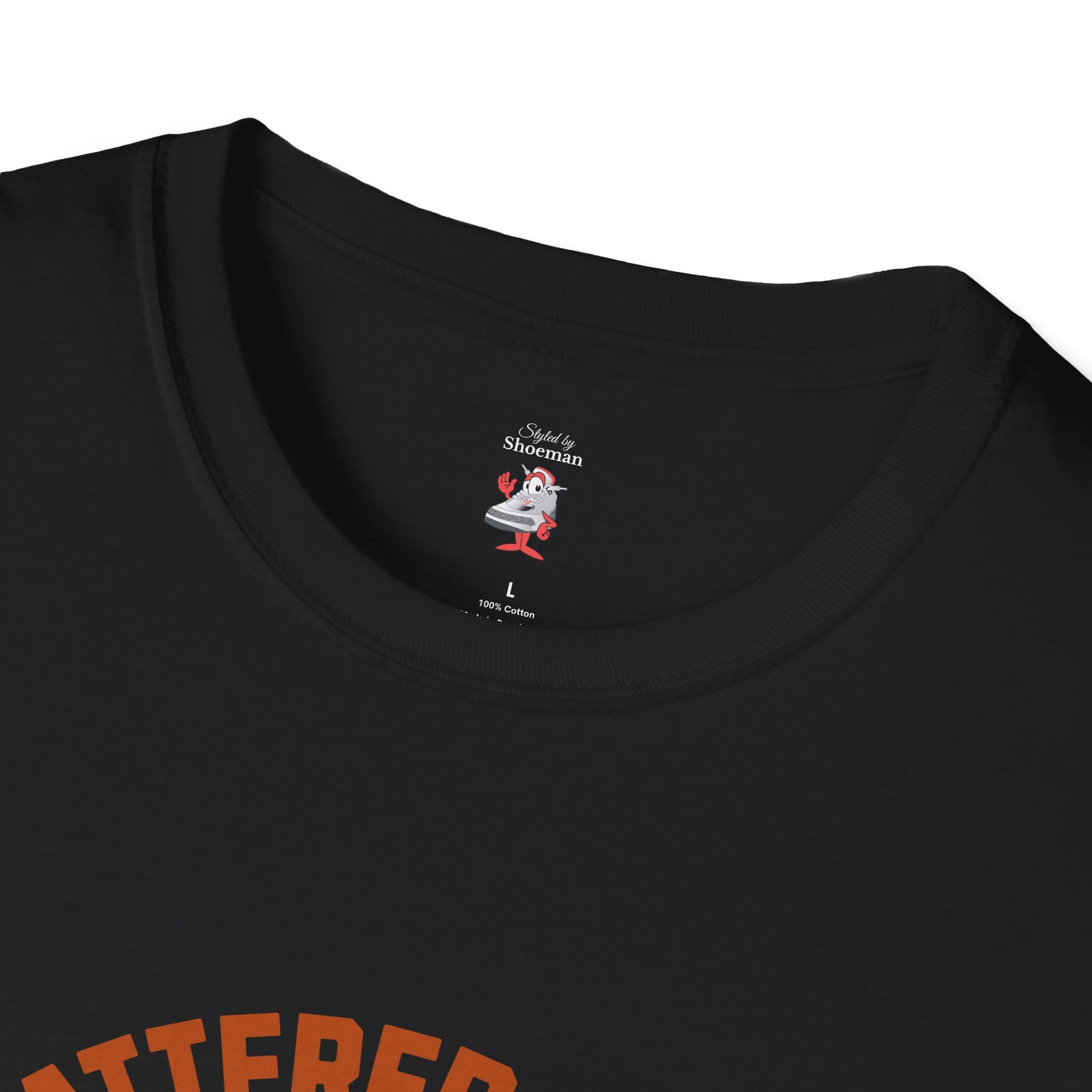 Matching Shirt For Air Jordan Retro 1 Shattered Backboard Black Orange Tee AJ1