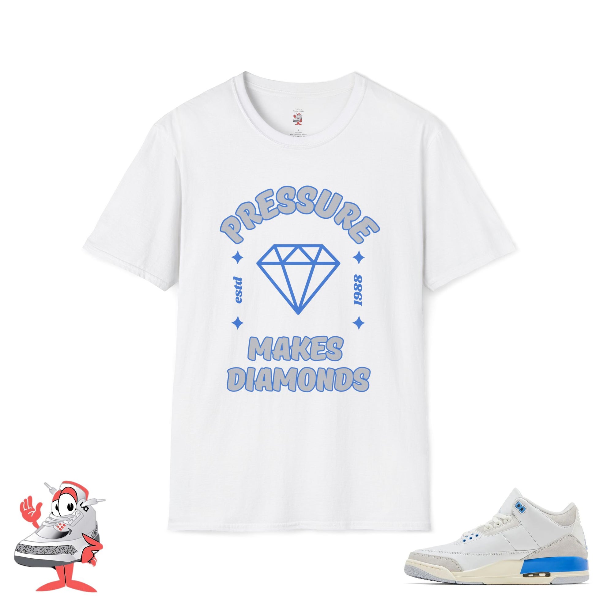 Air Jordan Retro 3 Lucky Shorts Matching Shirt Pressure Makes Diamonds Nike