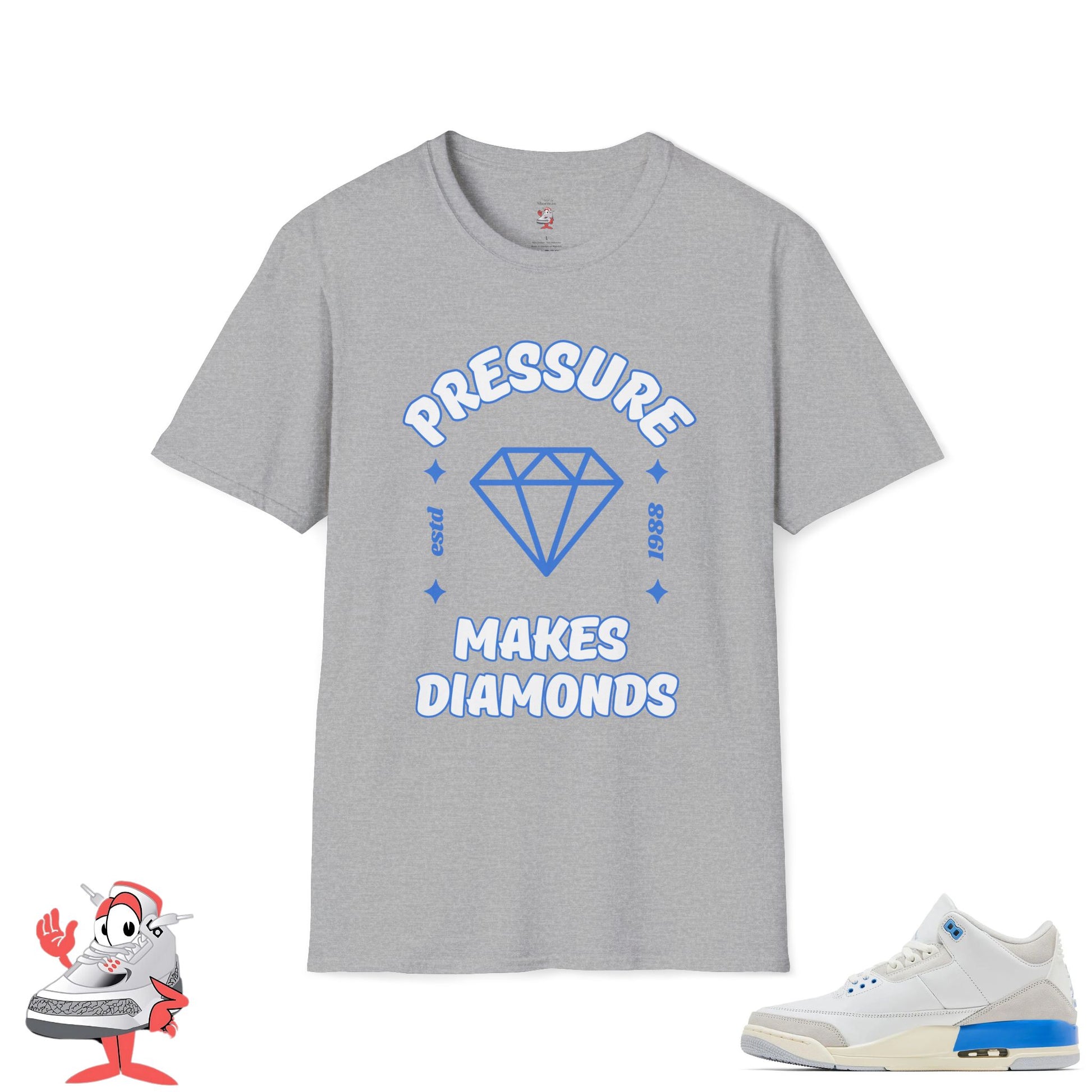 Air Jordan Retro 3 Lucky Shorts Matching Shirt Pressure Makes Diamonds Nike
