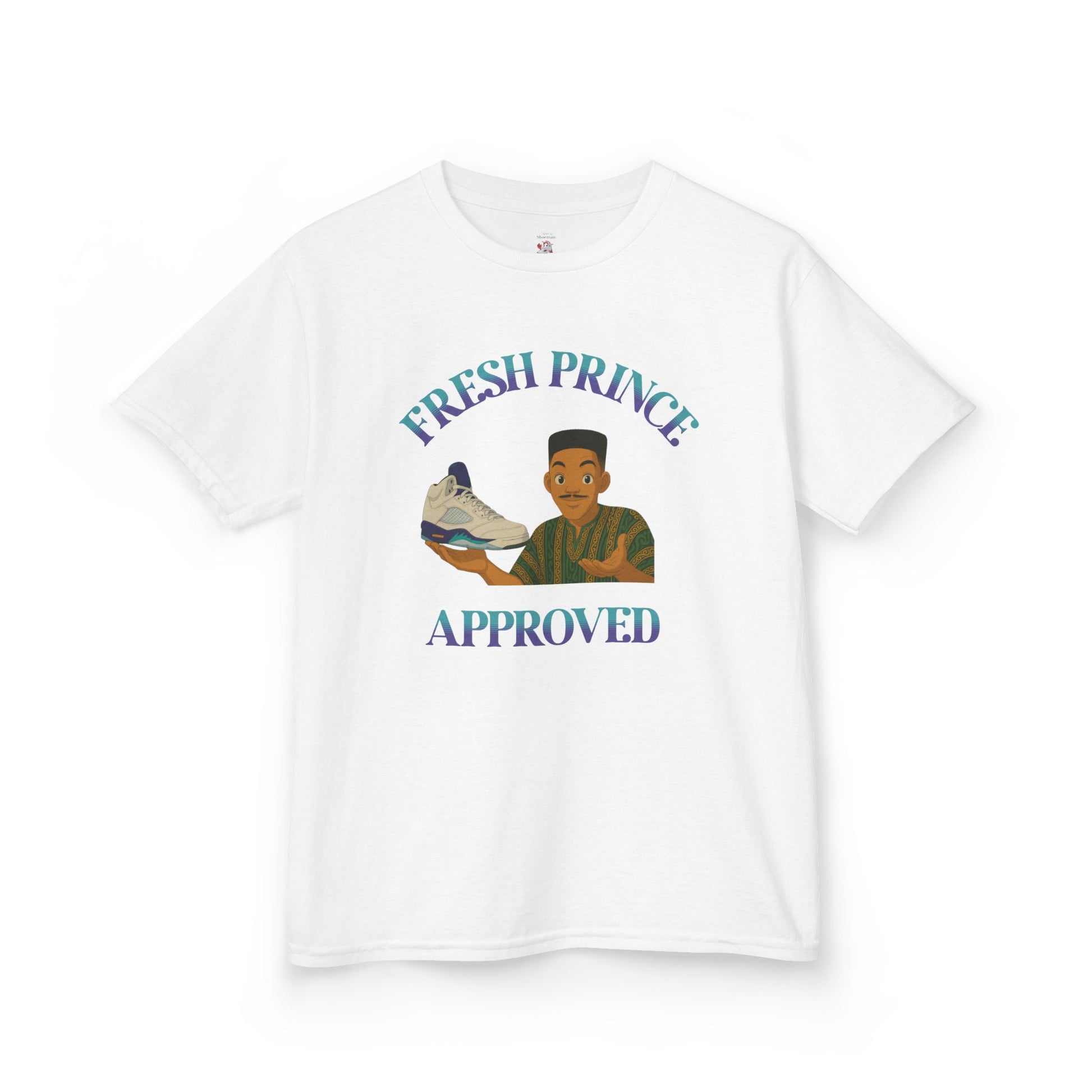 Kids Matching Shirt For Air Jordan Retro 5 Grape Sneaker Match Tee Fresh Prince