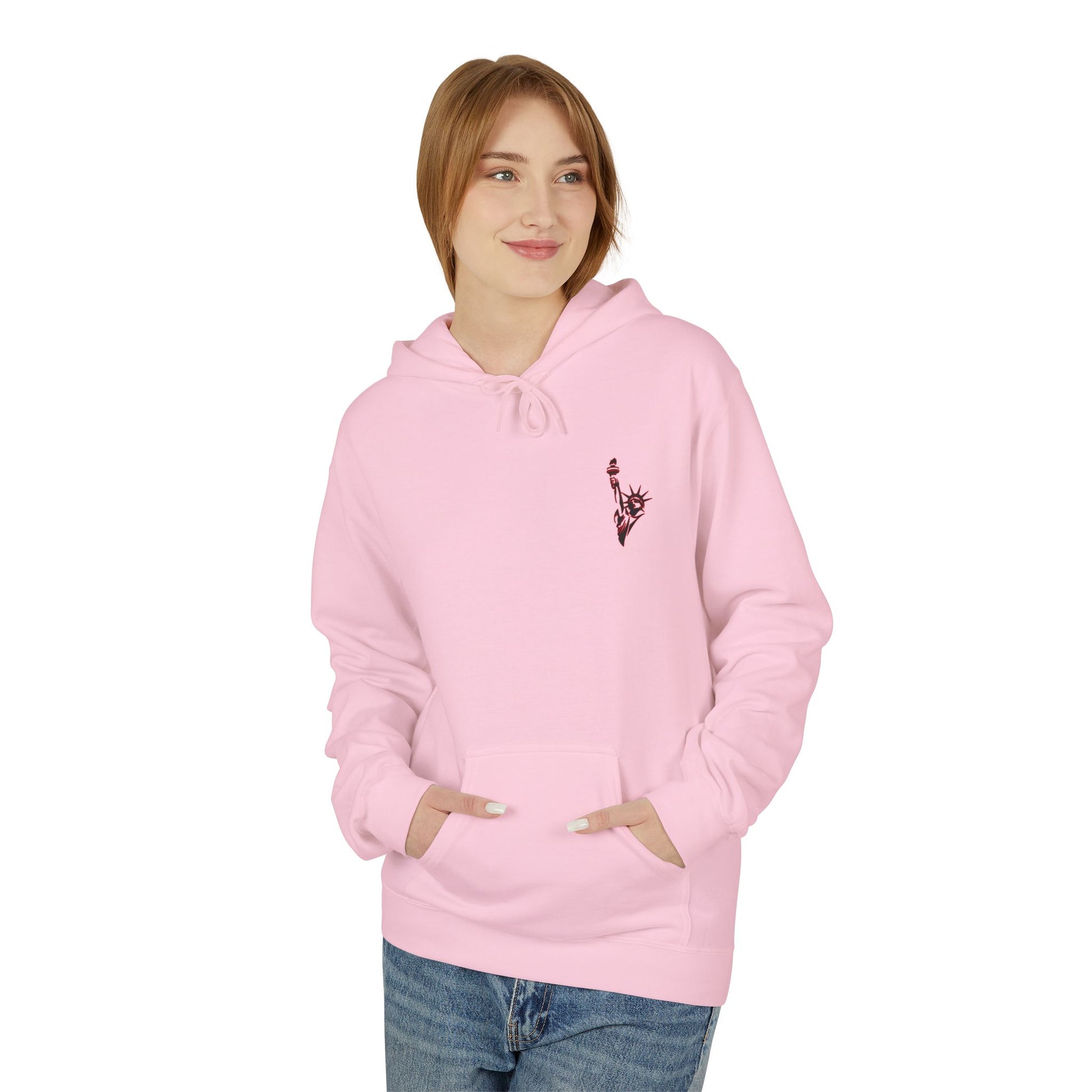Matching Hoodie for Awake NY x Air Jordan Retro 5 Arctic Pink - ‘Wide Awake’ Hoodie – NYC Skyline Streetwear - Retro V Match