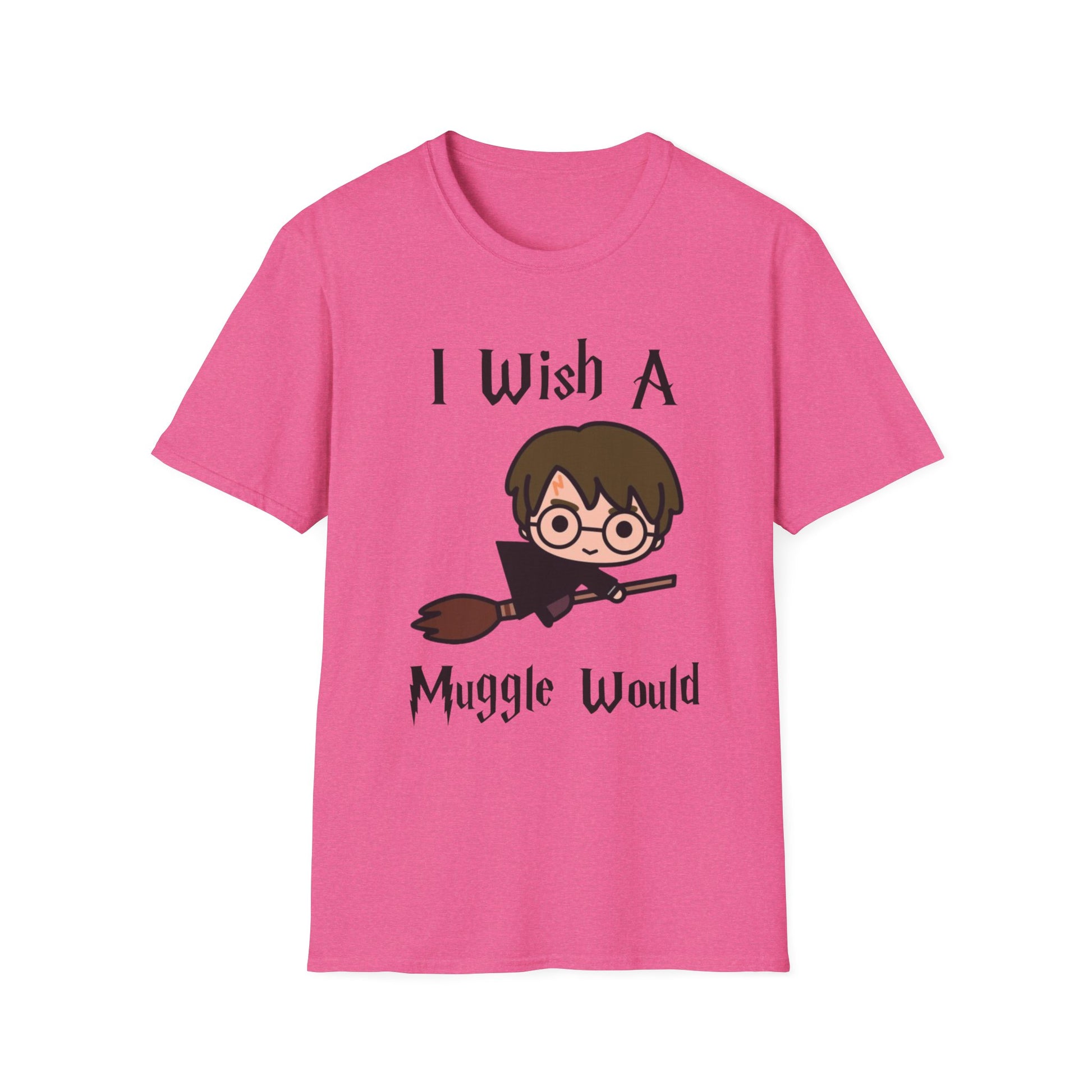 I Wish A Muggle Would Harry Potter Wizarding World T-Shirt Tee Unisex Shirt Soft
