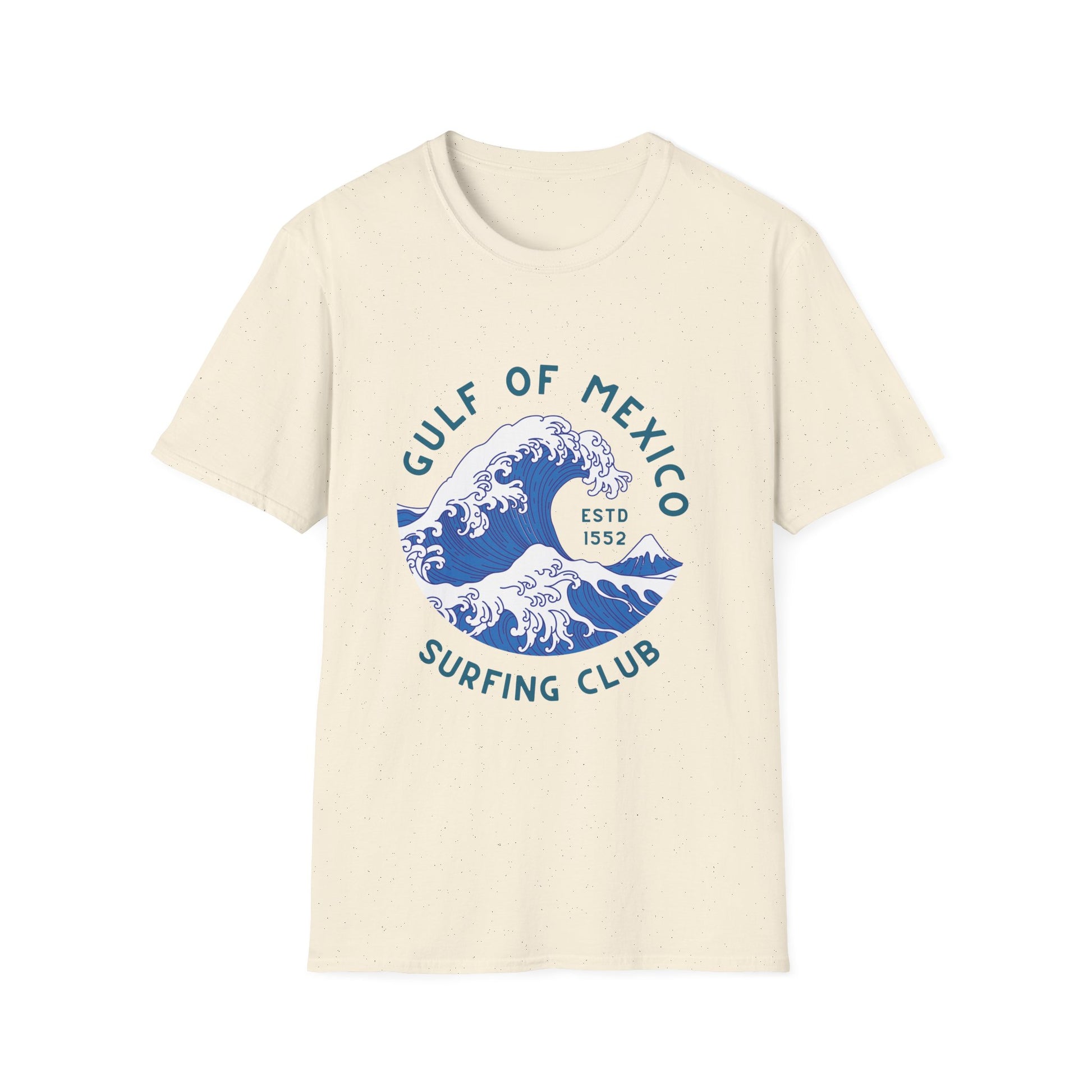 Gulf of Mexico Surfing Club T-Shirt Vintage Wave Graphic Tee Anti Trump Shirt