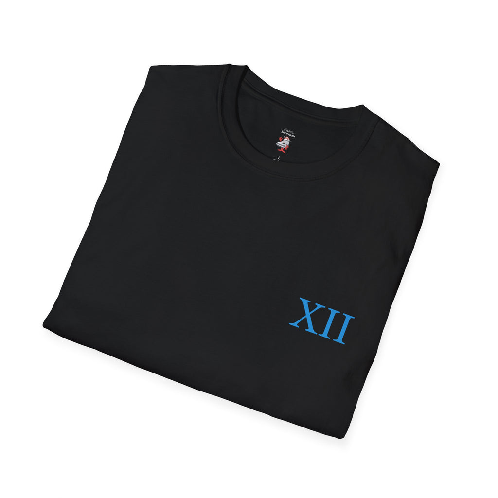 Matching Shirt For Air Jordan Retro 12 Melo White University Blue Sneaker Match