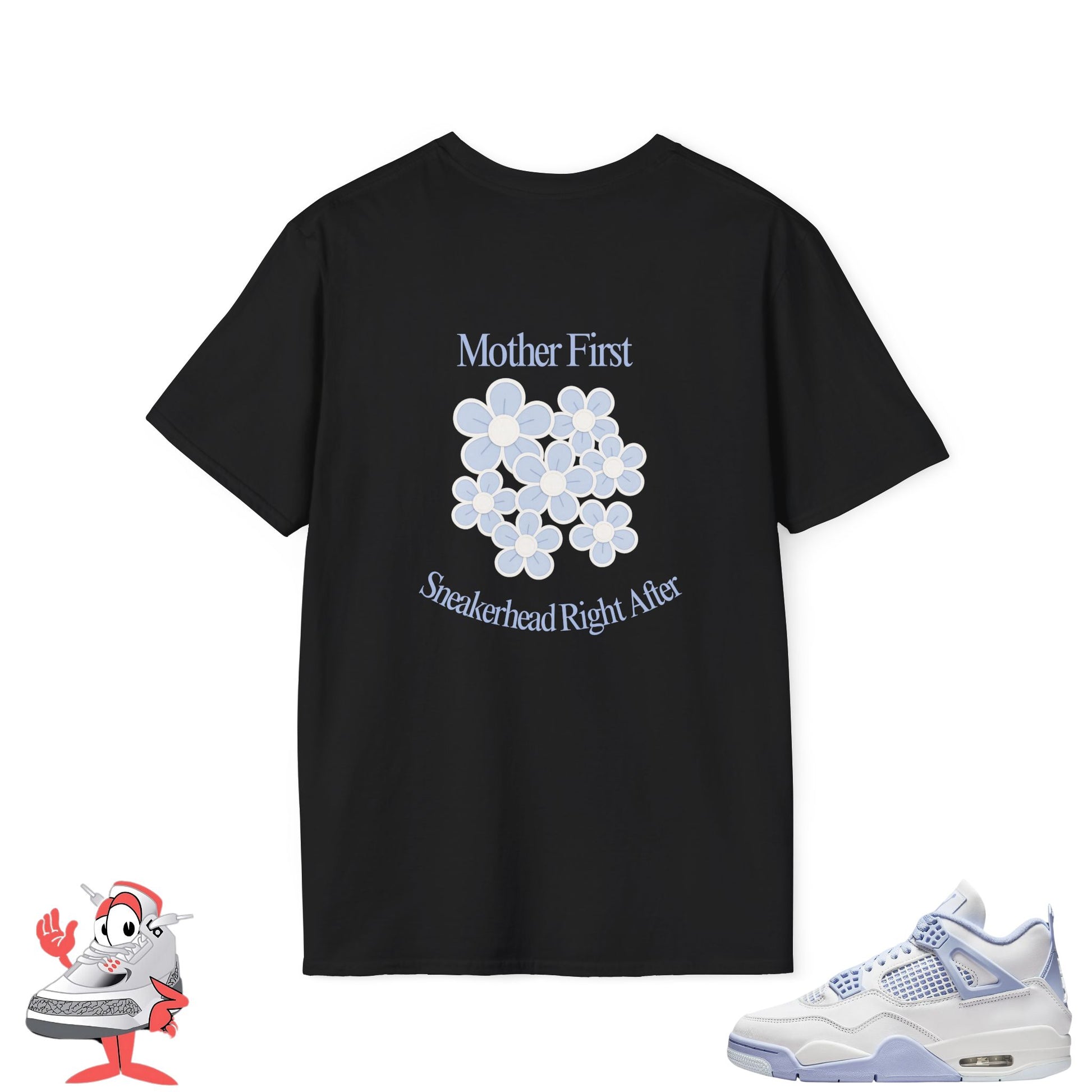 Matching Shirt For Air Jordan Retro 4 Forget Me Not Sneakers Mothers Day Shoe