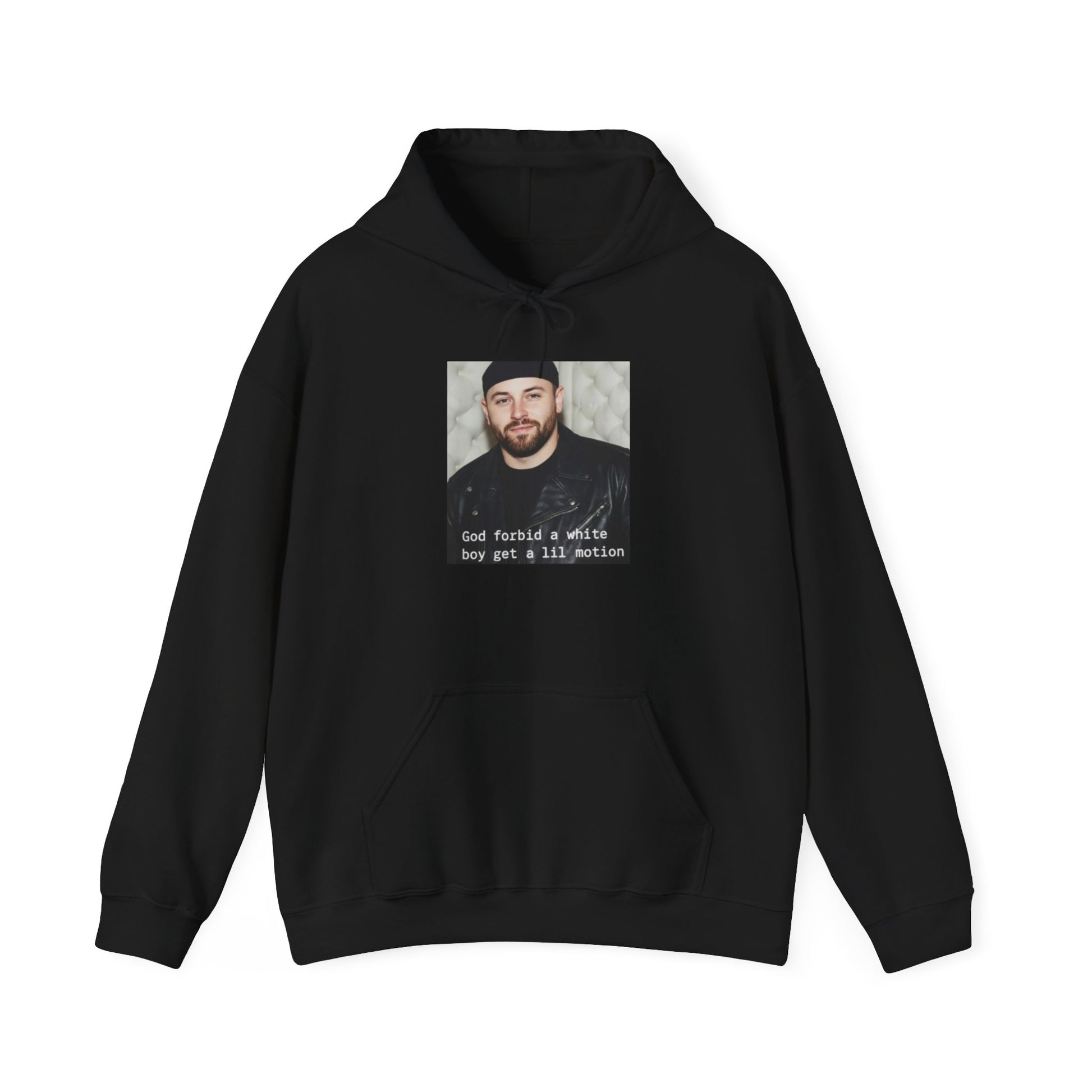 Baker Mayfield God Forbid A White Boy Get A Lil Motion Funny Football Hoodie