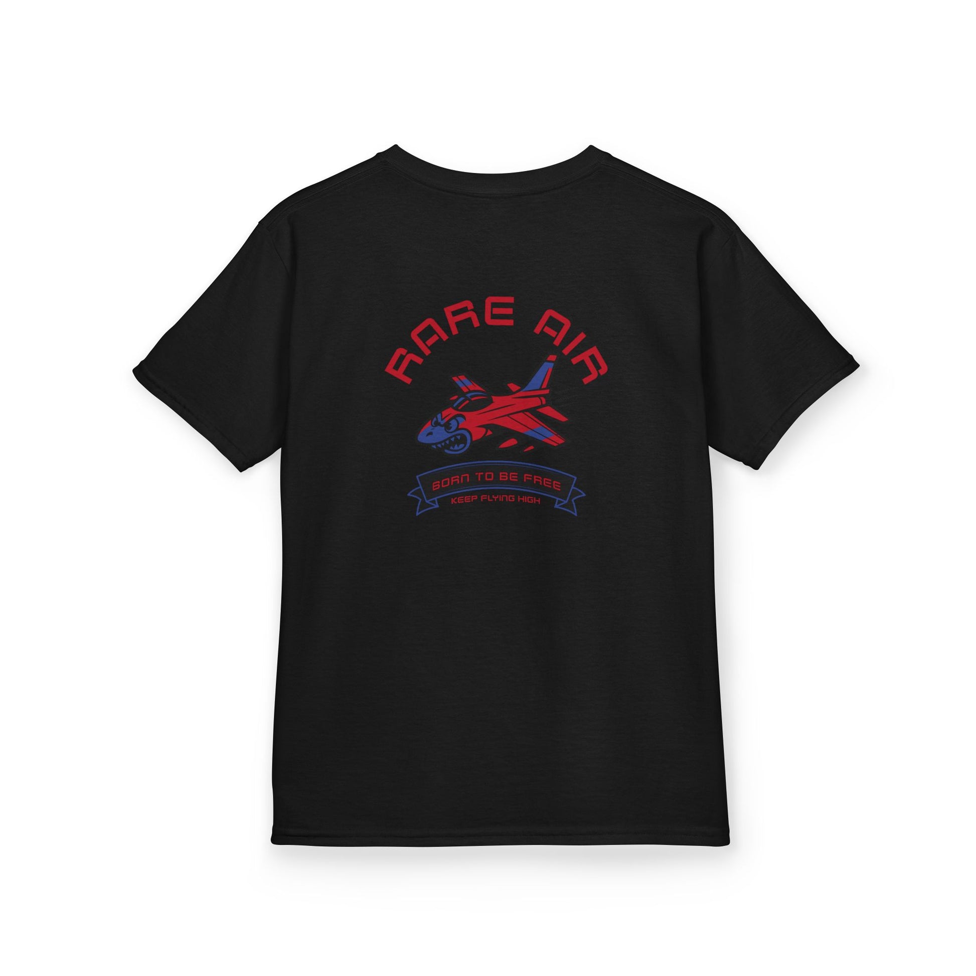 Kids Matching Shirt Air Jordan Retro 4 Rare Air Black Red Blue Sneaker Match Tee