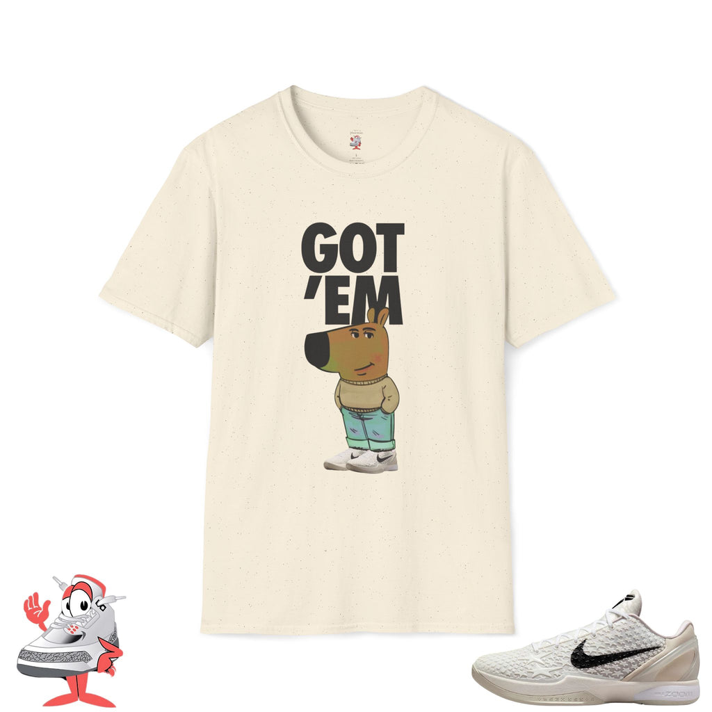 Nike Kobe 6 Protro All-Star Matching Shirt Mamba Mentality Chill Guy Tee White