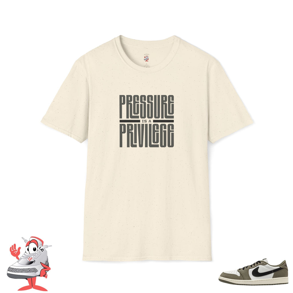 Pressure Is A Privilege Shirt Air Jordan Retro 1 Low Medium Olive Sneaker Match