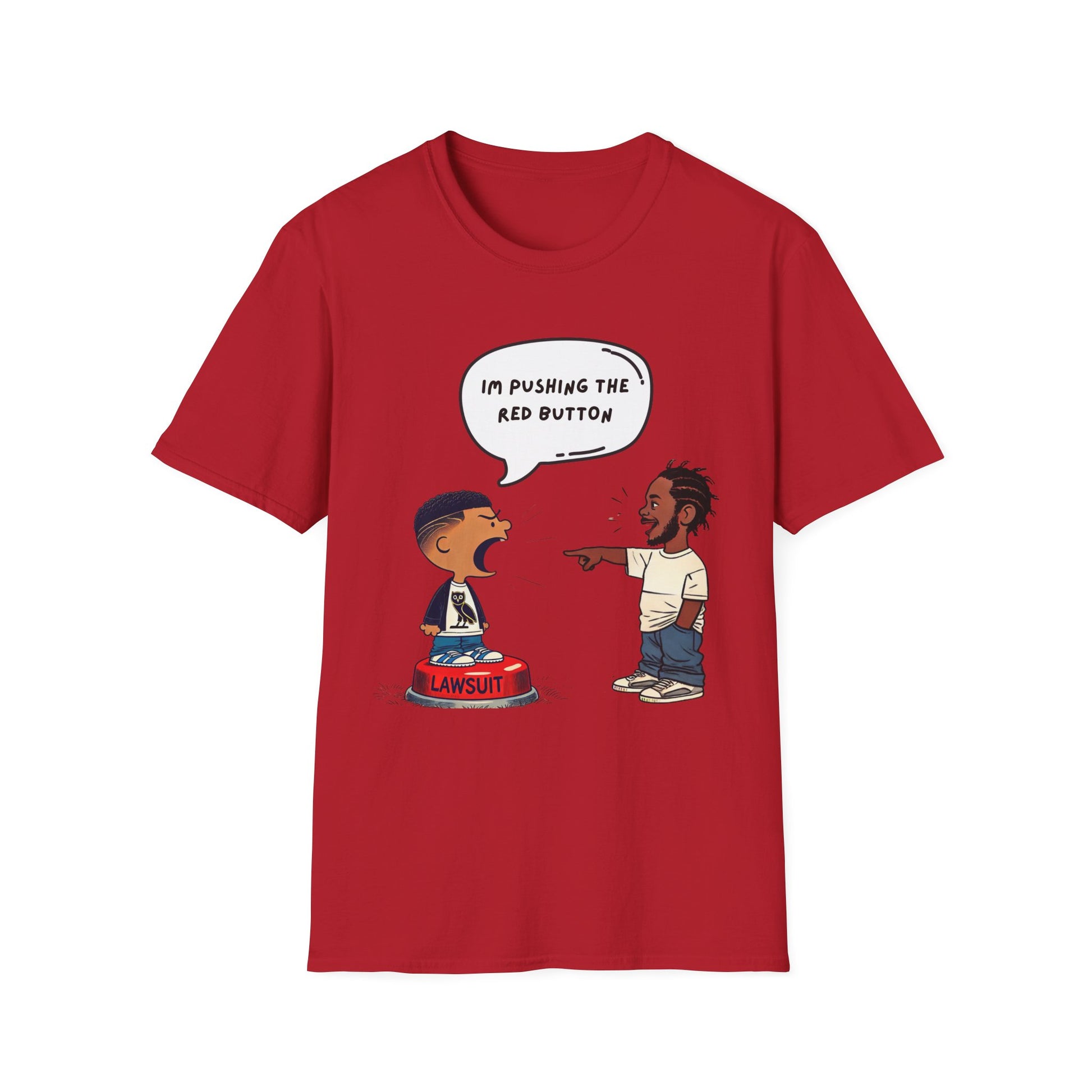 Kendrick Lamar Drake Graphic T-Shirt Hip Hop Tee Shirt Merch Not Like Streetwear