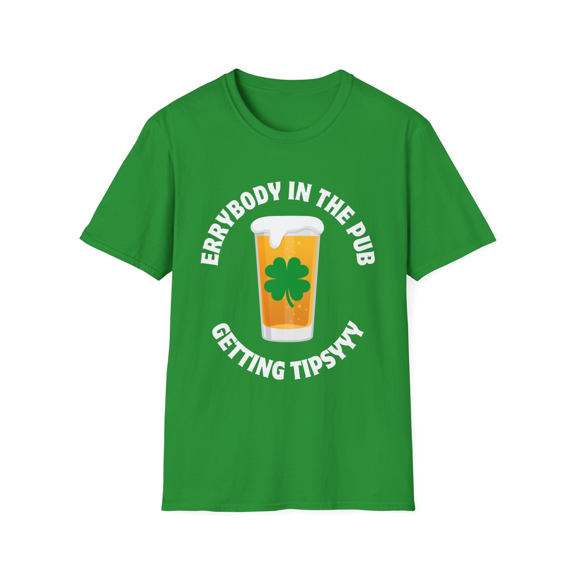 Funny St. Patrick’s Day Shirt Irish Beer Pub Tee Getting Tipsy Unisex T-Shirt