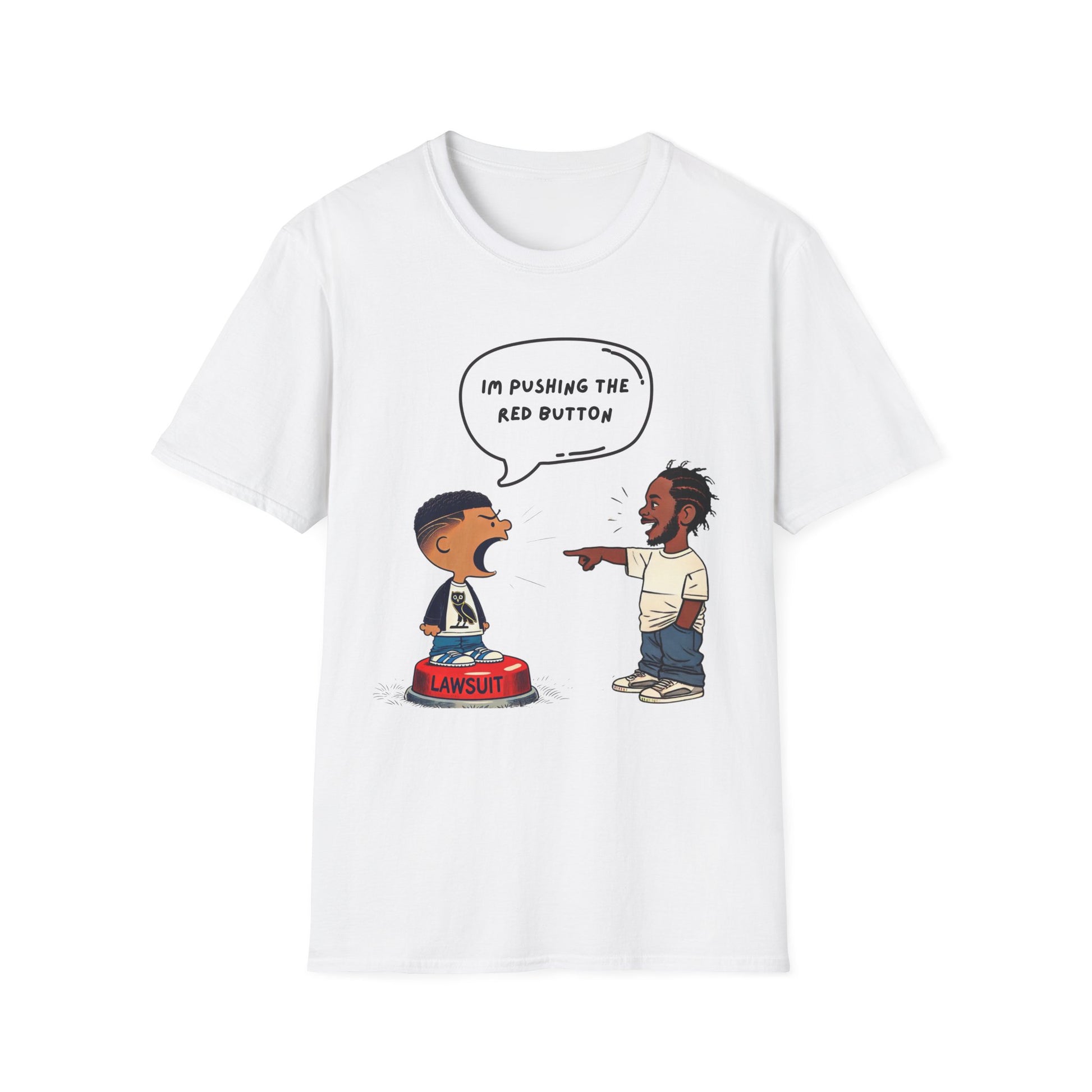 Kendrick Lamar Drake Graphic T-Shirt Hip Hop Tee Shirt Merch Not Like Streetwear
