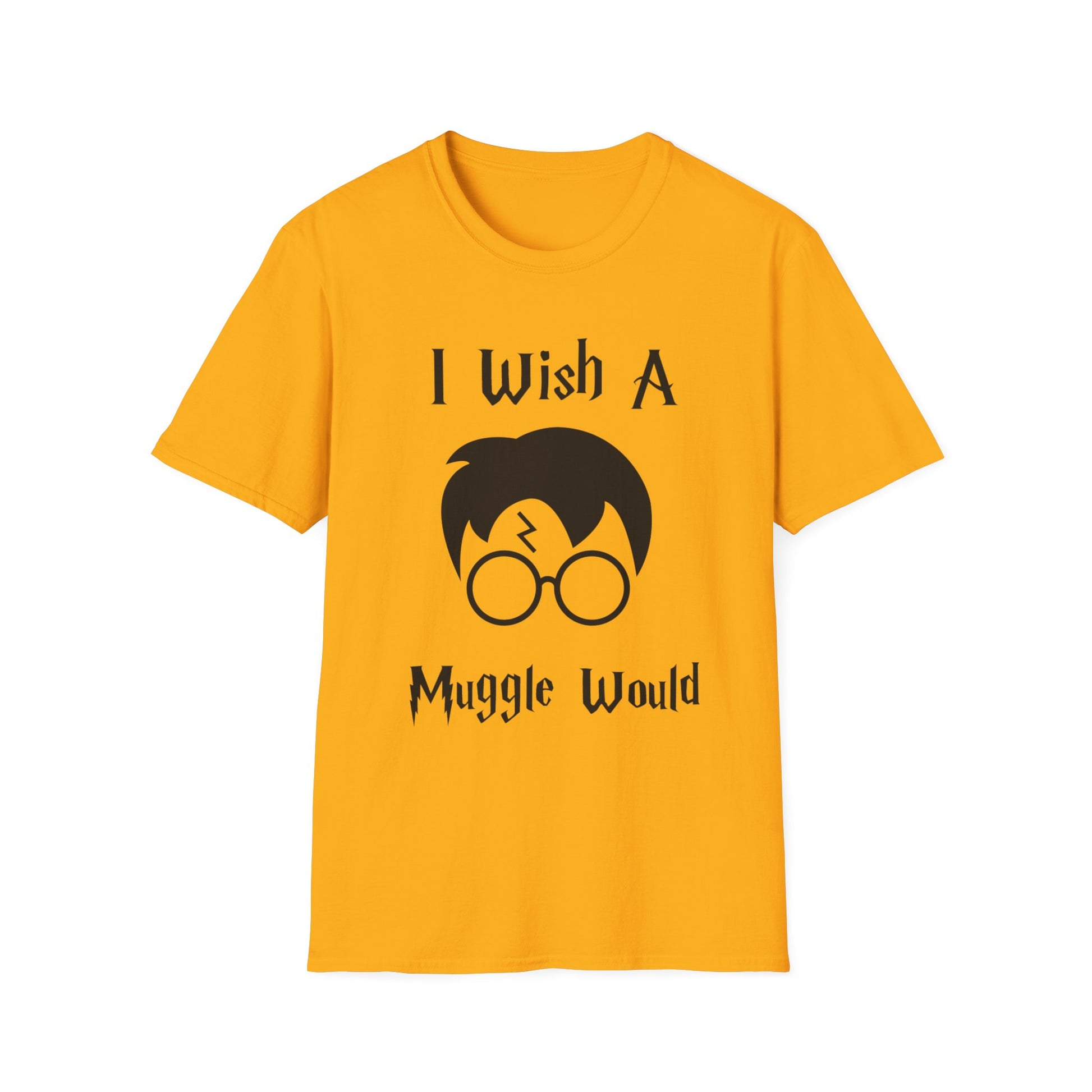I Wish A Muggle Would Harry Potter Wizarding World T-Shirt Tee Unisex Shirt Soft