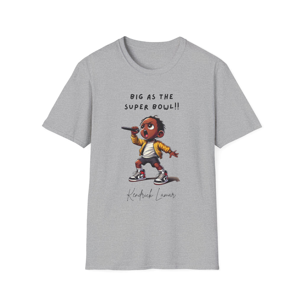 Kendrick Lamar Big As The Super Bowl Halftime Show Tee Hip Hop Graphic Shirt