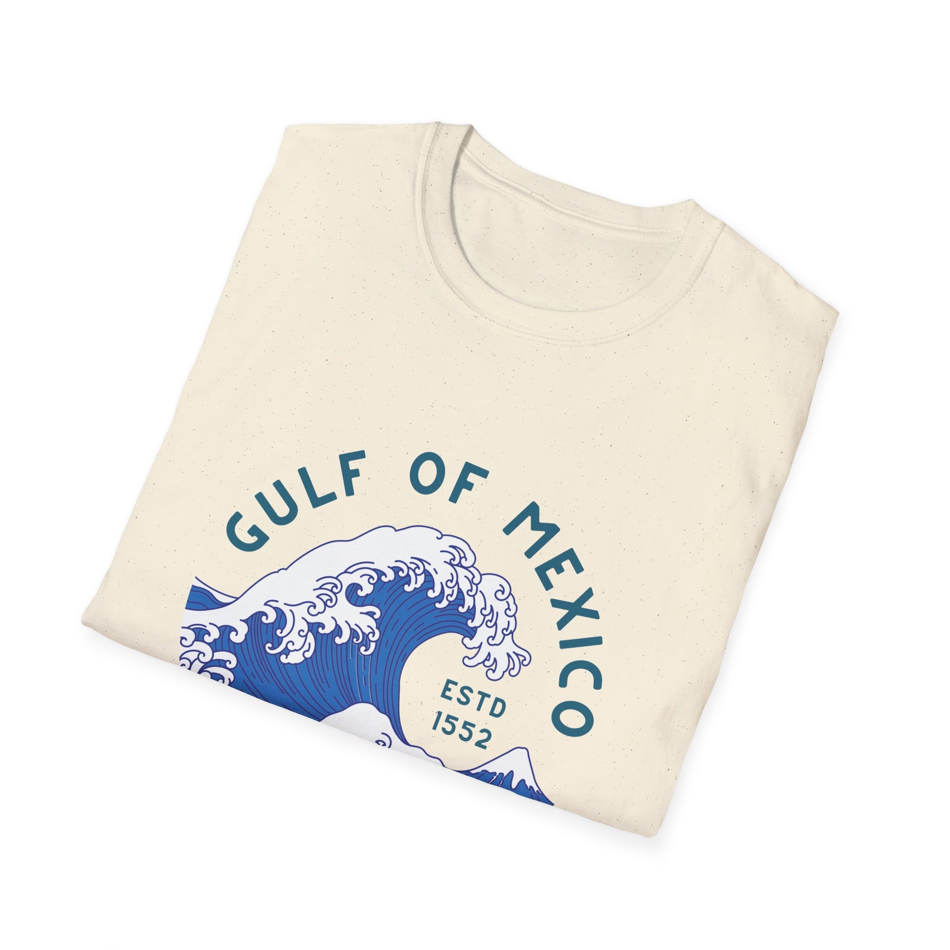 Gulf of Mexico Surfing Club T-Shirt Vintage Wave Graphic Tee Anti Trump Shirt