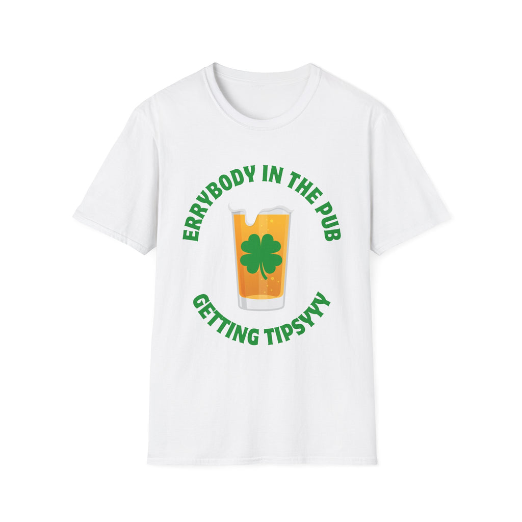 Funny St. Patrick’s Day Shirt Irish Beer Pub Tee Getting Tipsy Unisex T-Shirt