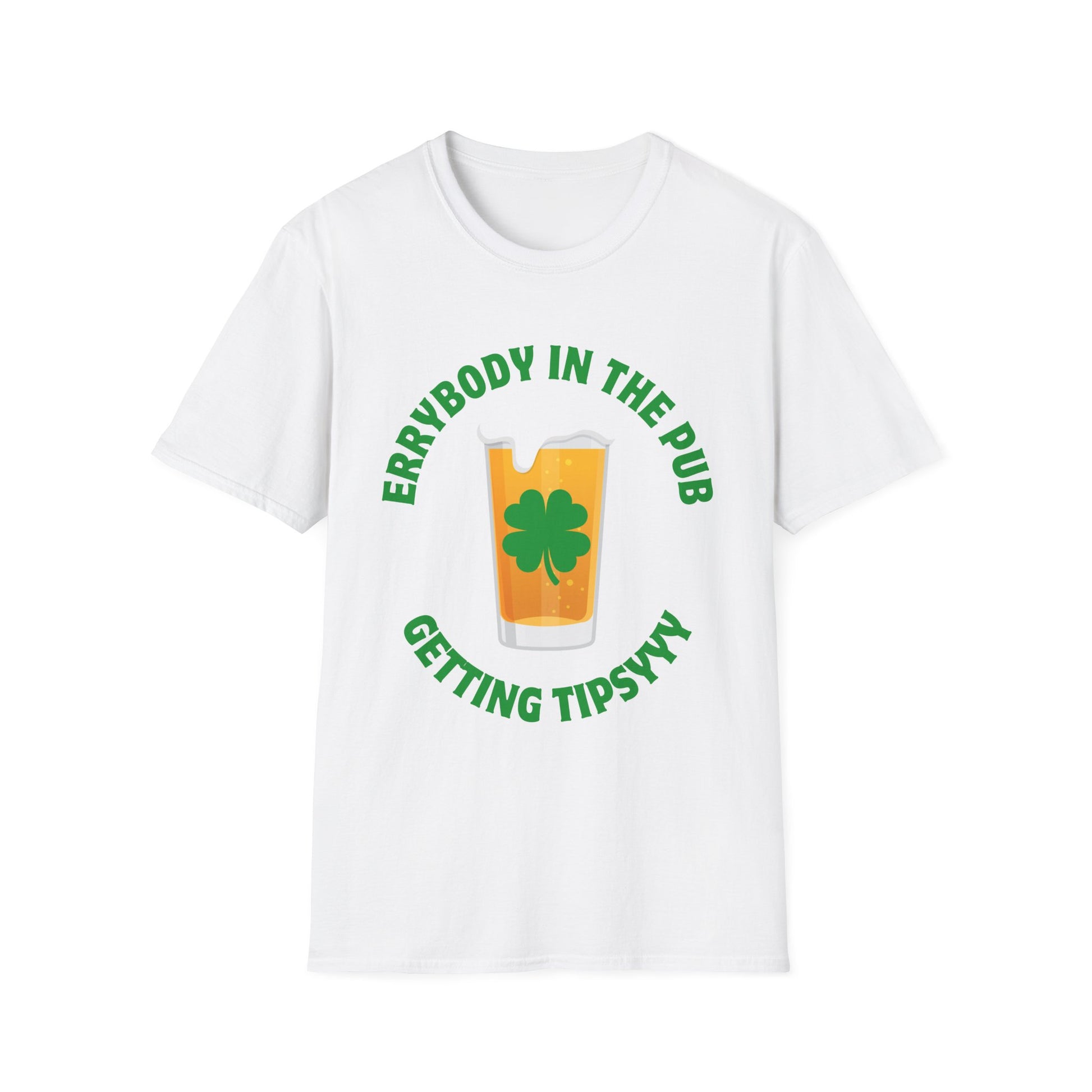 Funny St. Patrick’s Day Shirt Irish Beer Pub Tee Getting Tipsy Unisex T-Shirt