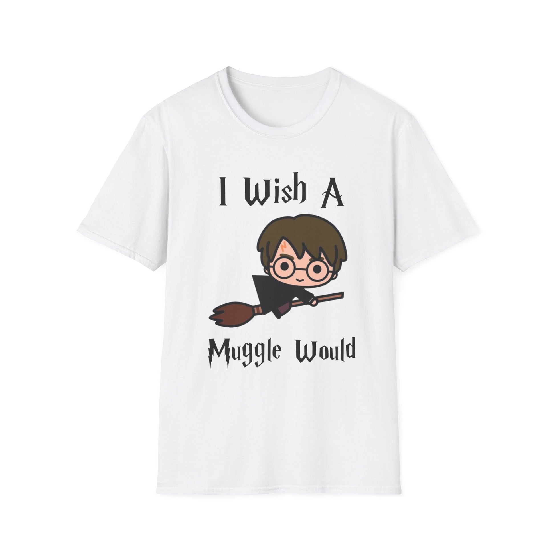 I Wish A Muggle Would Harry Potter Wizarding World T-Shirt Tee Unisex Shirt Soft
