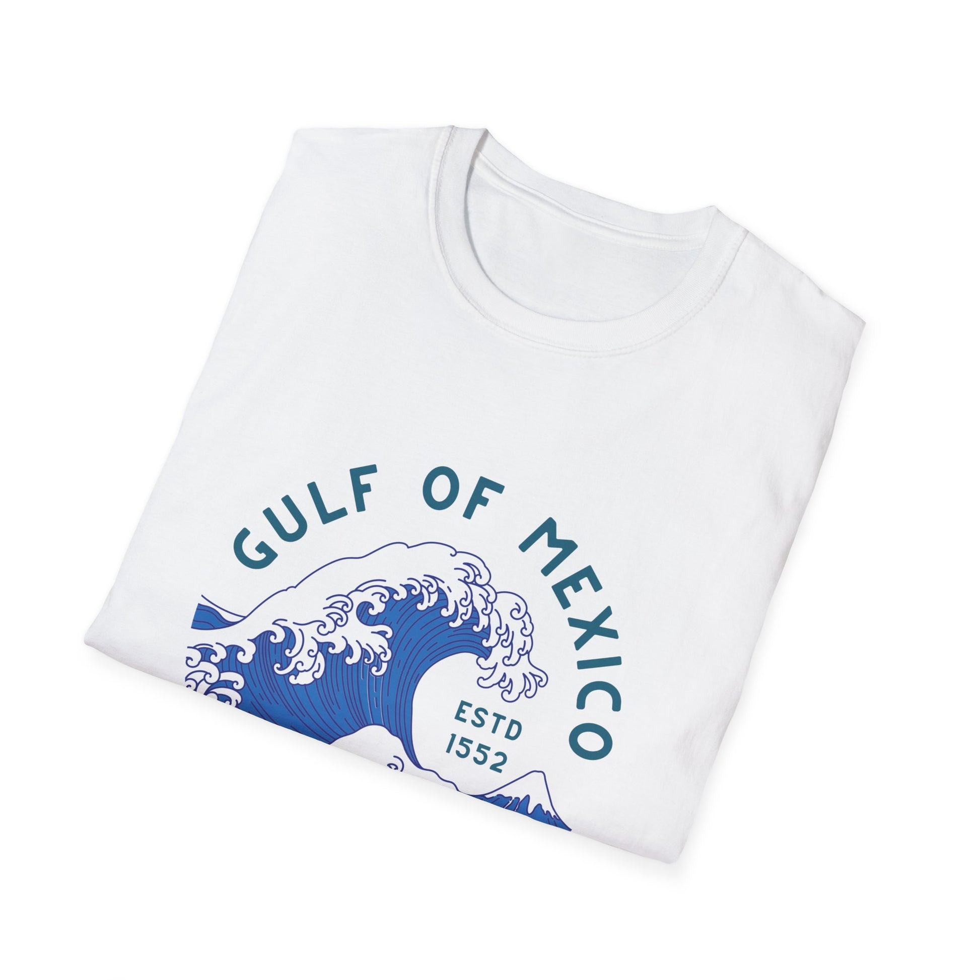 Gulf of Mexico Surfing Club T-Shirt Vintage Wave Graphic Tee Anti Trump Shirt