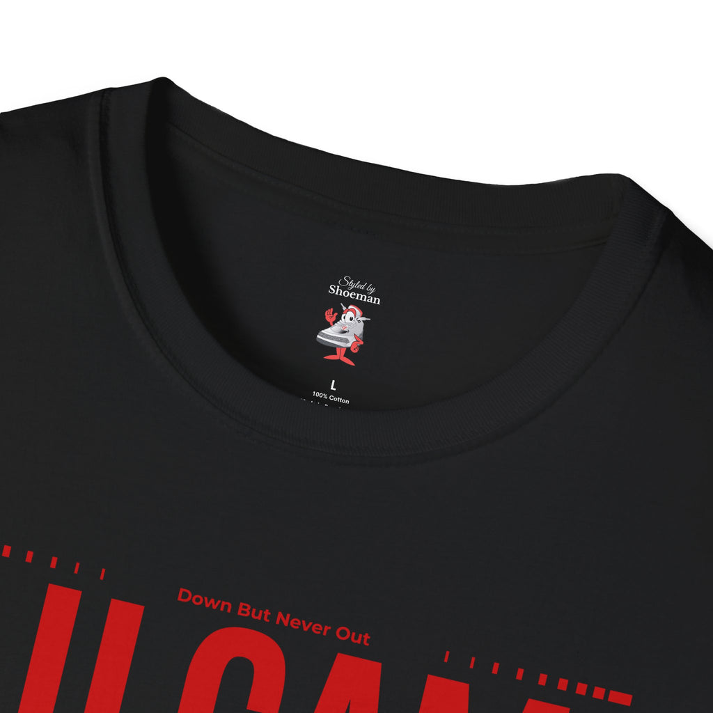 Air Jordan Retro 12 Flu Game Matching Shirt Black And Red T-Shirt Sneaker Match