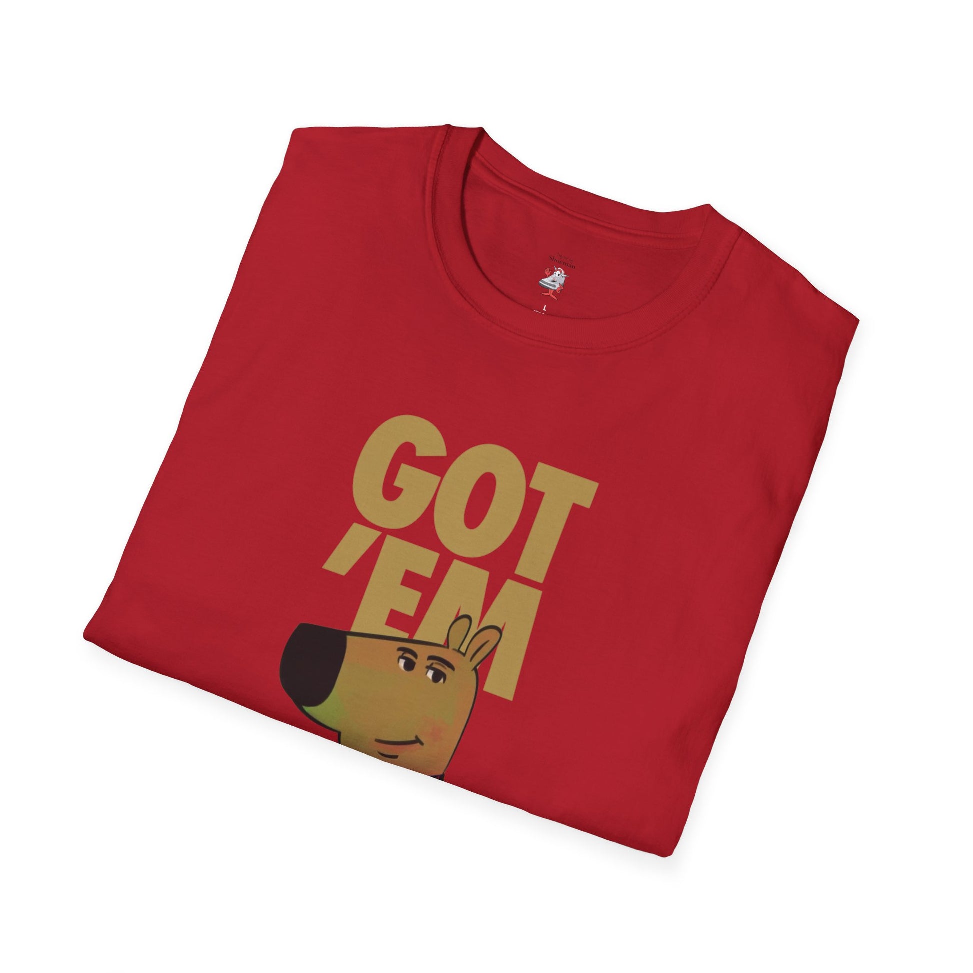 Matching Shirt For Kobe V Prototype Year Of Mamba Snake Red Gold Chill Guy Tee