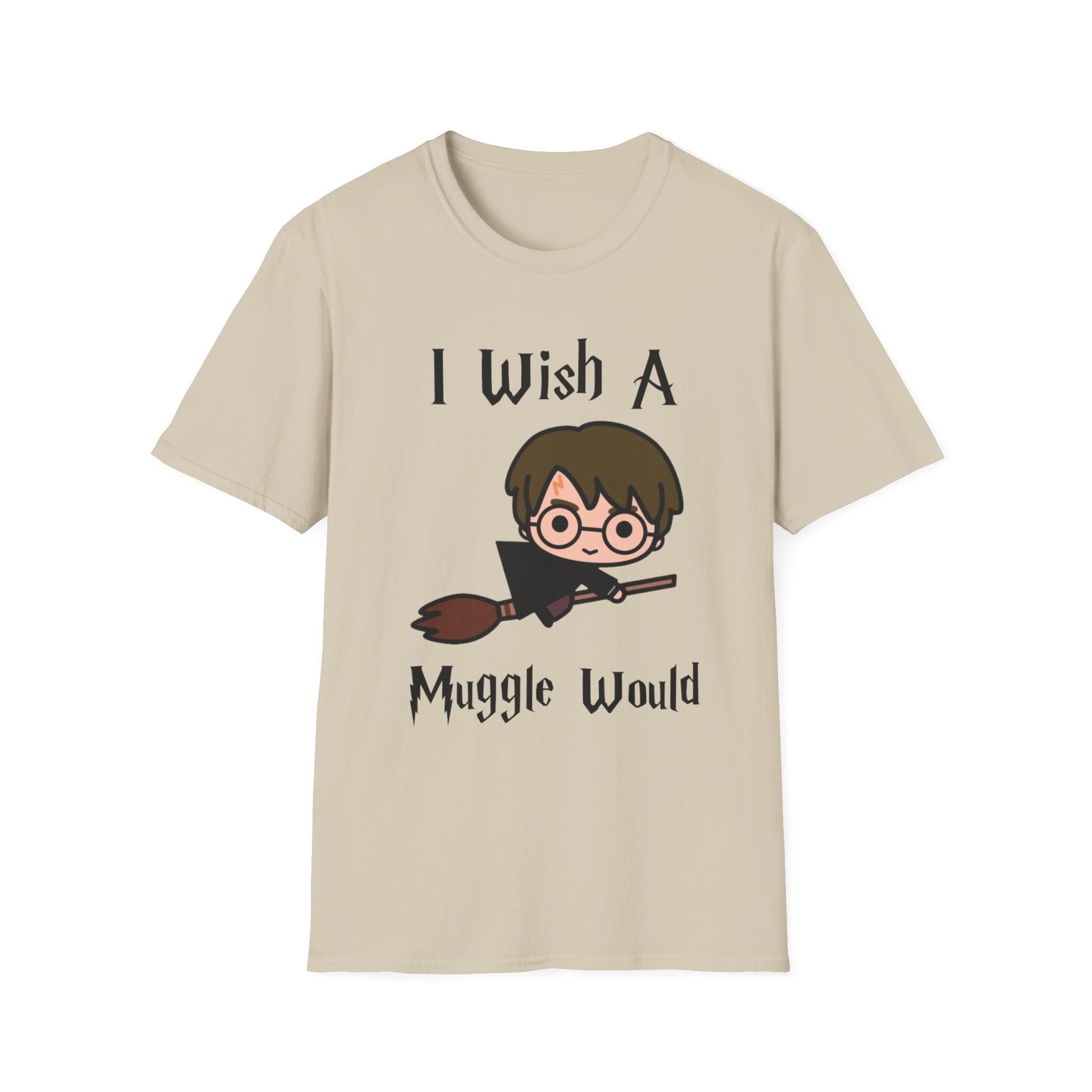I Wish A Muggle Would Harry Potter Wizarding World T-Shirt Tee Unisex Shirt Soft
