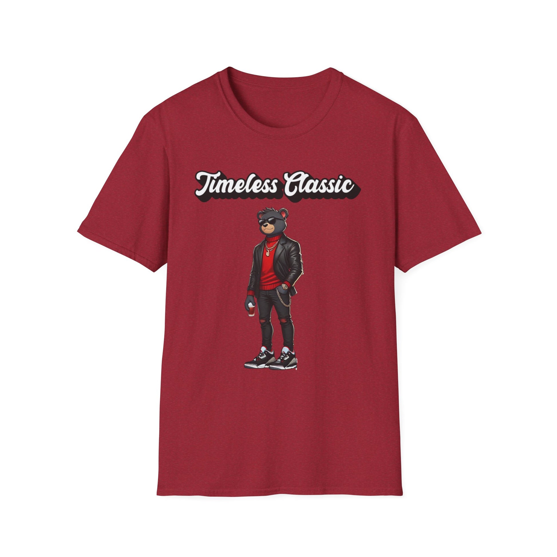 Retro 3 Black Cement Graphic T-Shirt Jordan Streetwear Sneaker Tee Unisex Bear