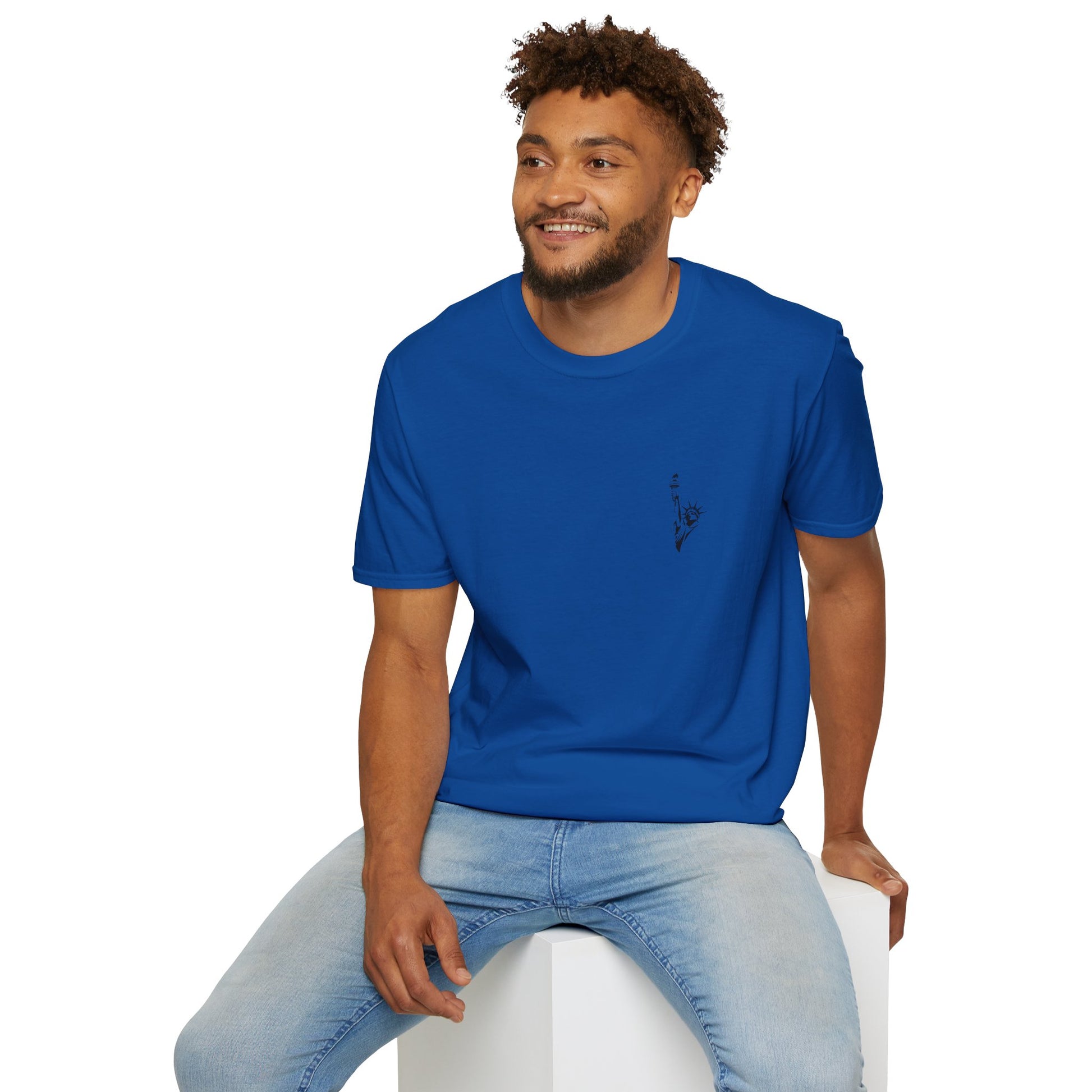 Matching Shirt For Awake NY x Air Jordan Retro 5 Black Racer Blue Sneaker Match