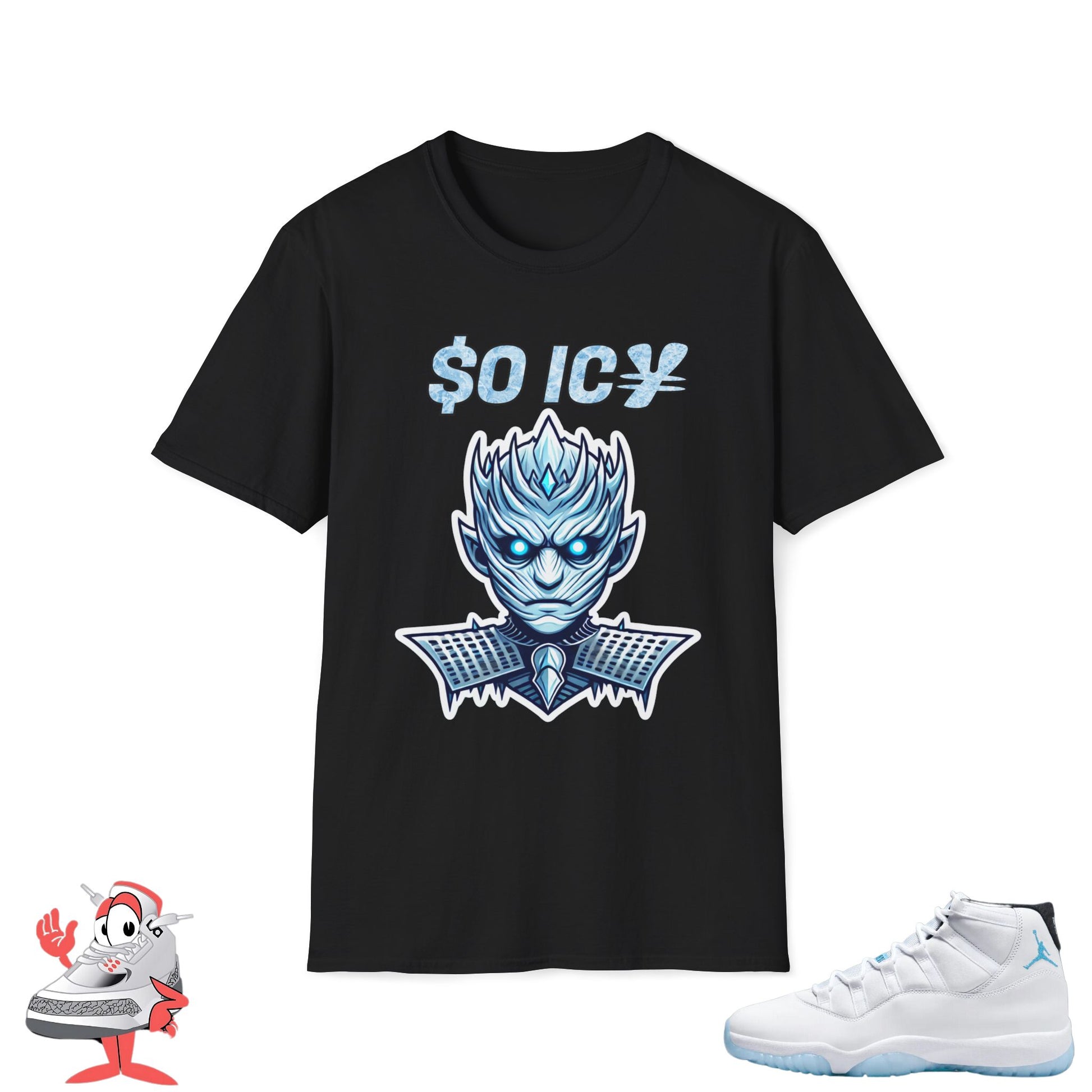 Matching Shirt Air Jordan Retro 11 Legend Blue So Icy Tee XI Night King Unisex