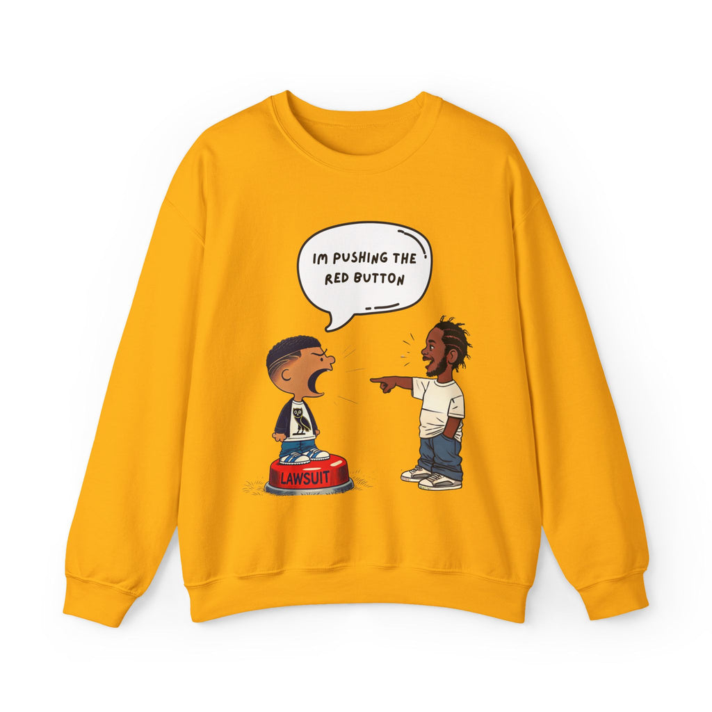 Kendrick Lamar Drake Graphic Sweater Hip Hop Crewneck Merch Not Like Streetwear