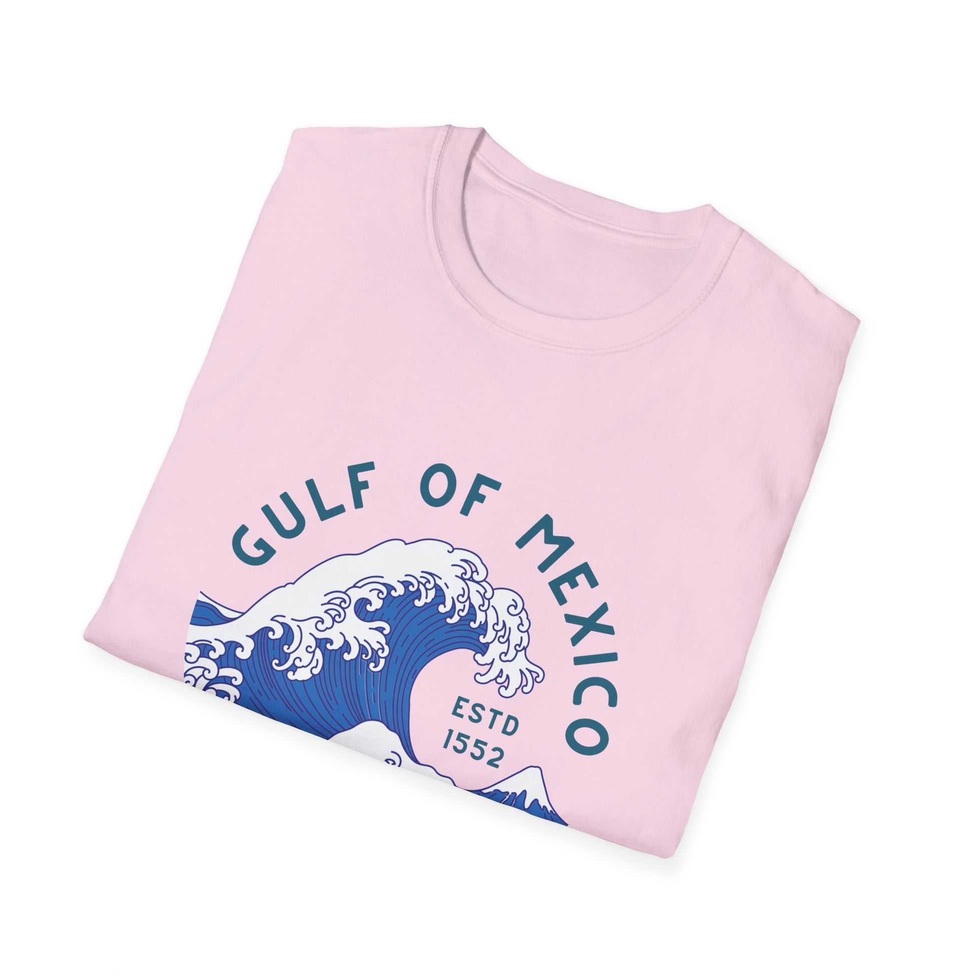 Gulf of Mexico Surfing Club T-Shirt Vintage Wave Graphic Tee Anti Trump Shirt