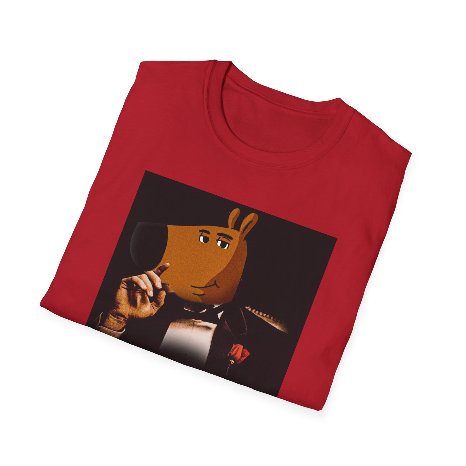 Chill Guy Godfather Softstyle T-Shirt, Funny Meme Tee, Cool Graphic Shirt Dog