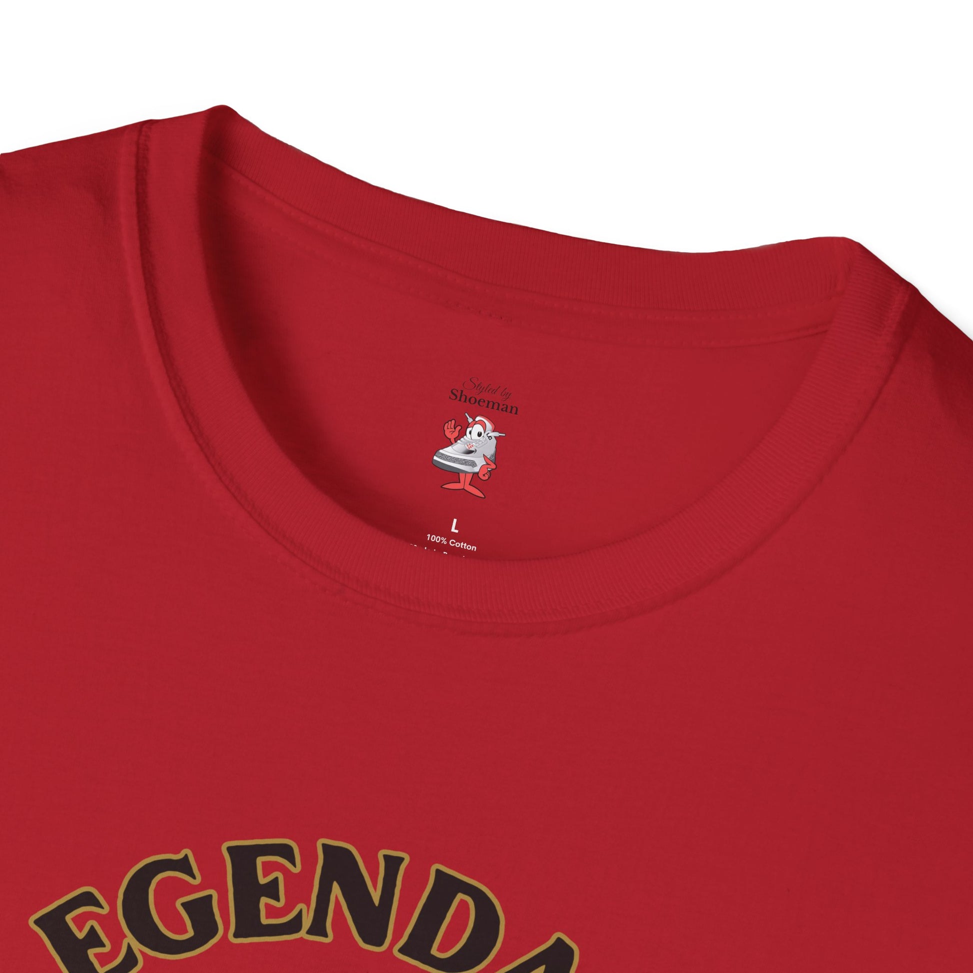 Legendary Swag T-Shirt Matches Nike Air Diamond Turf Prime Red 49ers Tee Deion