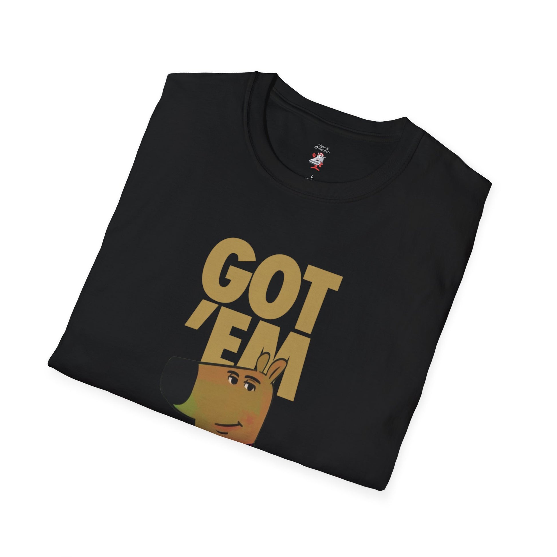 Matching Shirt For Kobe V Prototype Year Of Mamba Snake Red Gold Chill Guy Tee