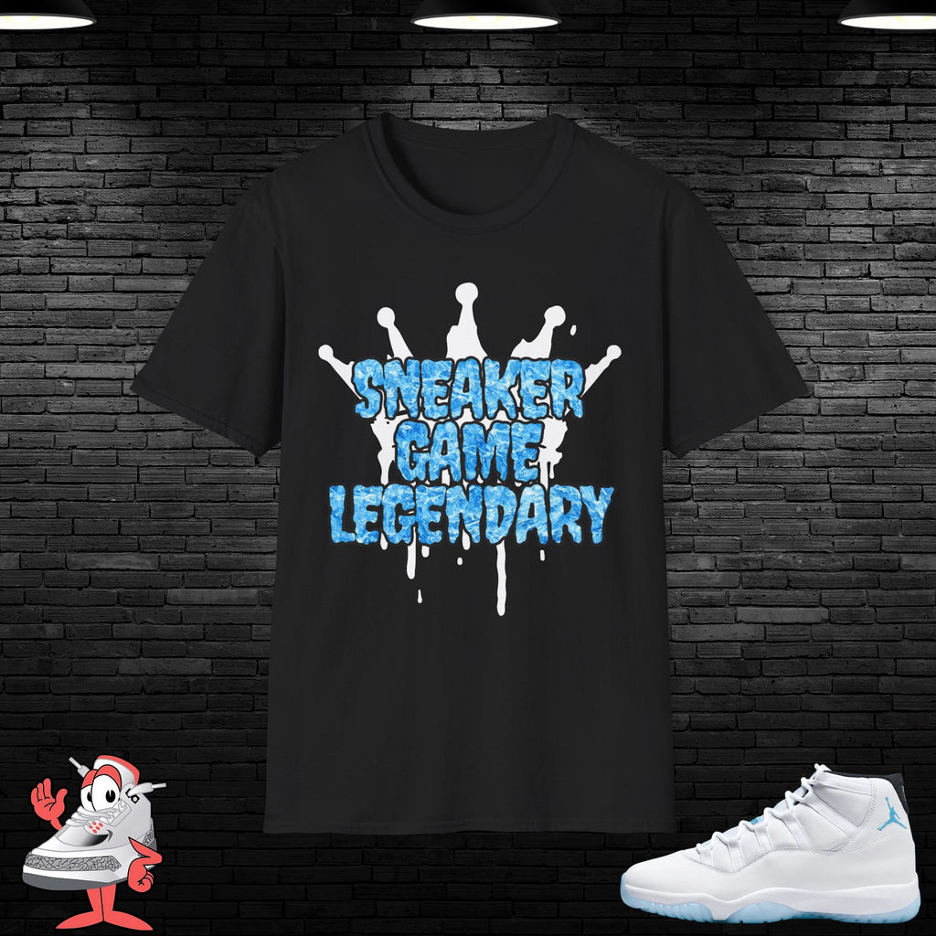 Legend Blue Matching T-Shirt Retro 11 Tee Unisex Shirt Top Jordan XI Legendary