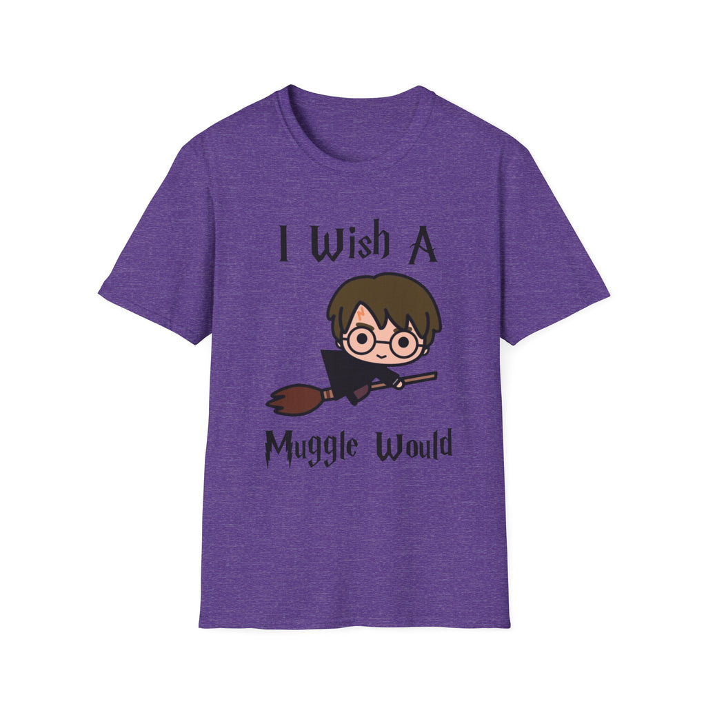 I Wish A Muggle Would Harry Potter Wizarding World T-Shirt Tee Unisex Shirt Soft