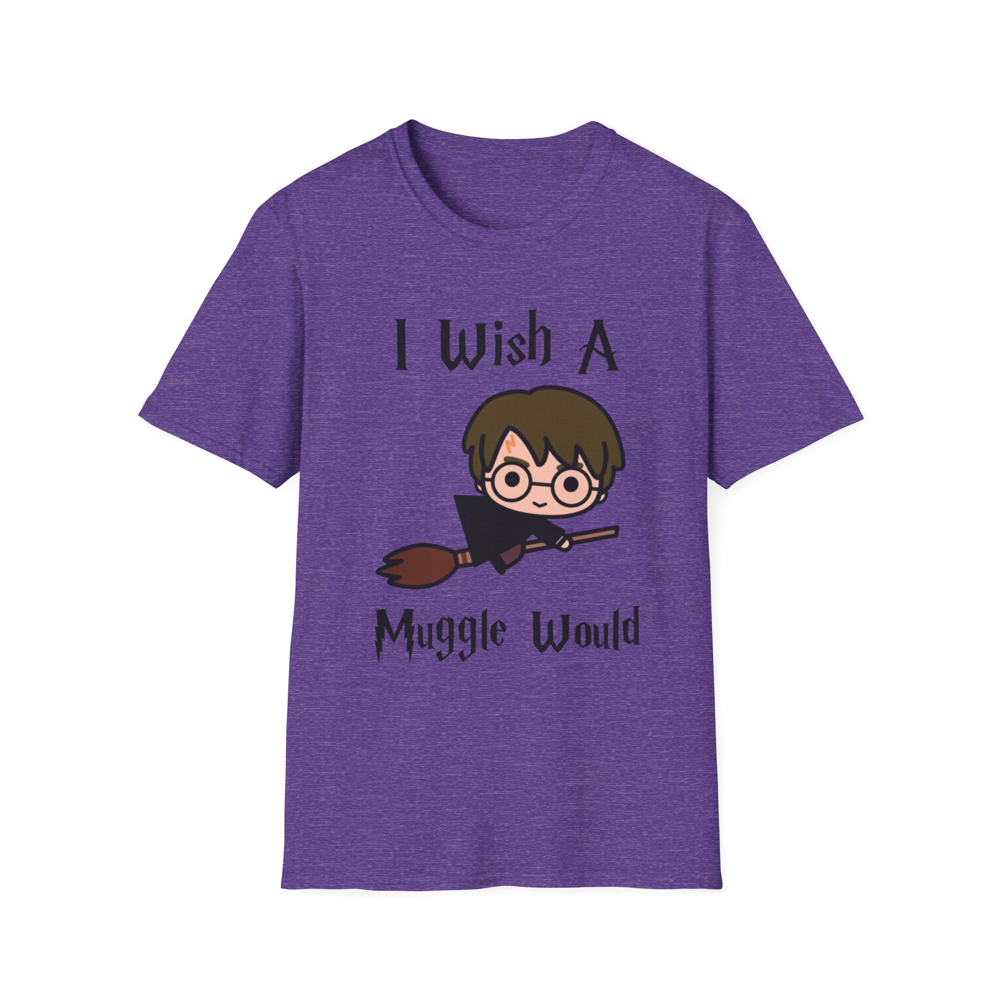 I Wish A Muggle Would Harry Potter Wizarding World T-Shirt Tee Unisex Shirt Soft