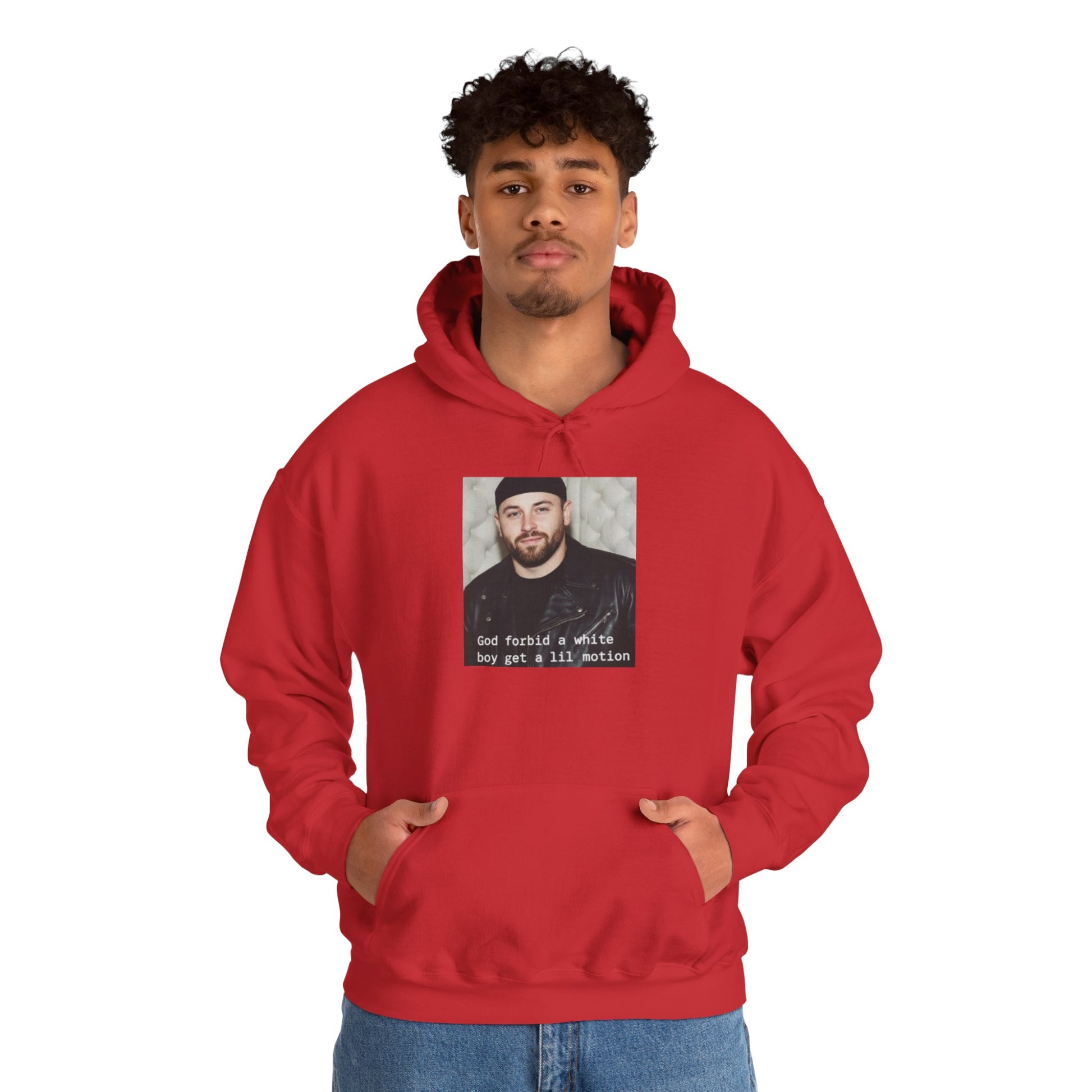Baker Mayfield God Forbid A White Boy Get A Lil Motion Funny Football Hoodie