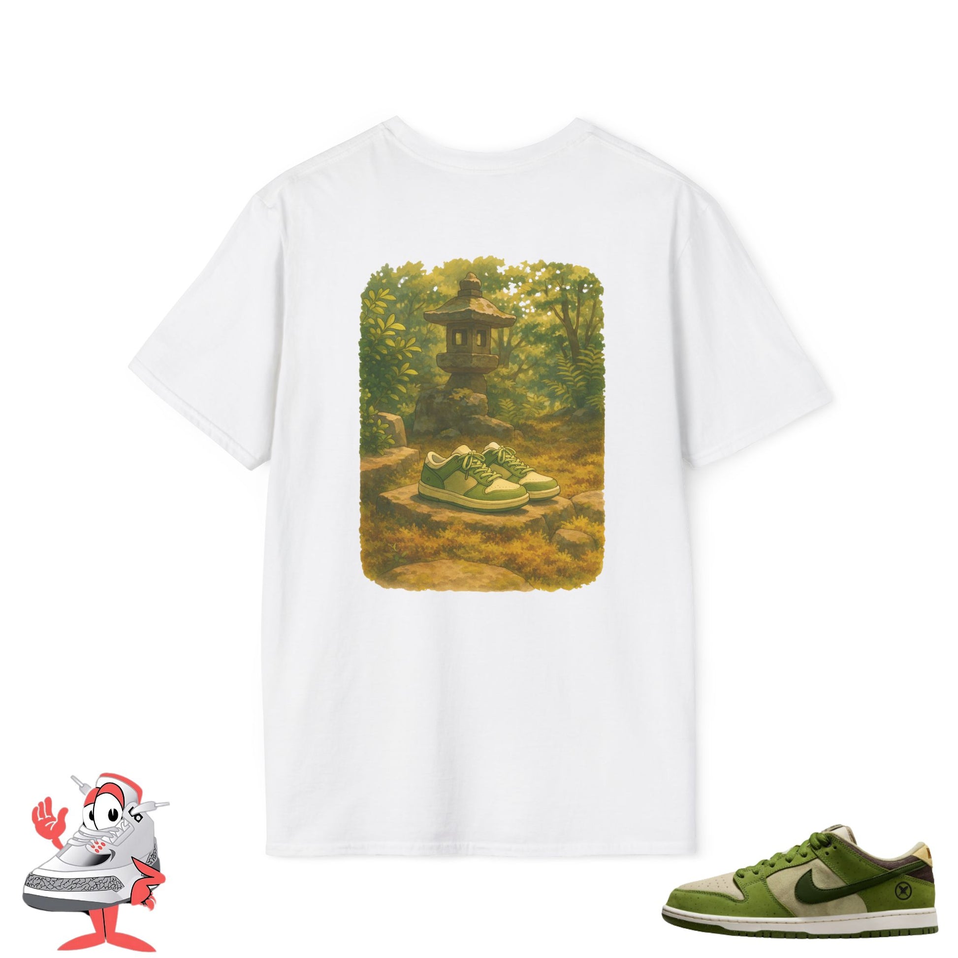 Matching Shirt for Nike SB Dunk Low Matcha Yuto Horigome Japan Tea Garden Tee
