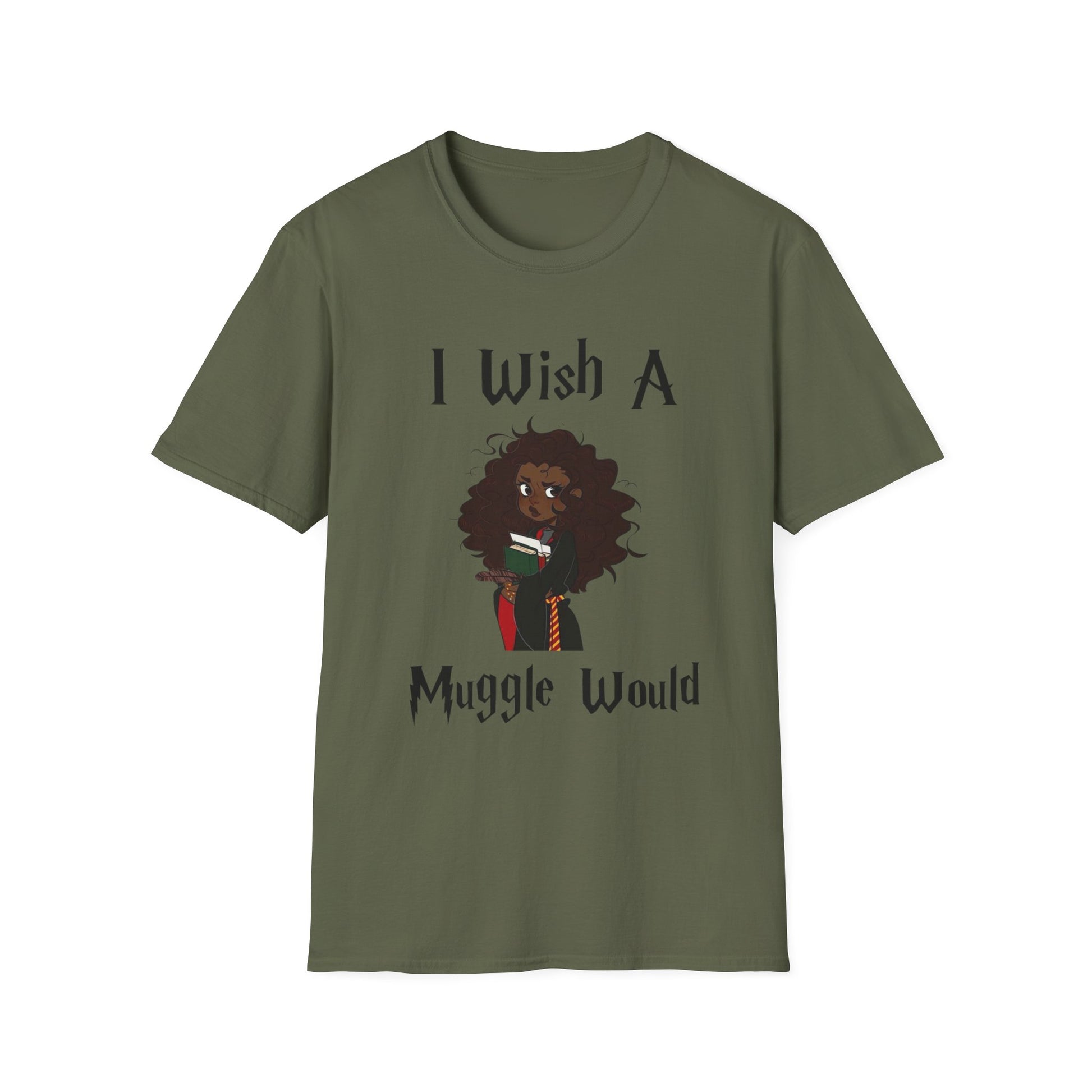I Wish A Muggle Would Harry Potter Wizarding World T-Shirt Tee Unisex Shirt Soft