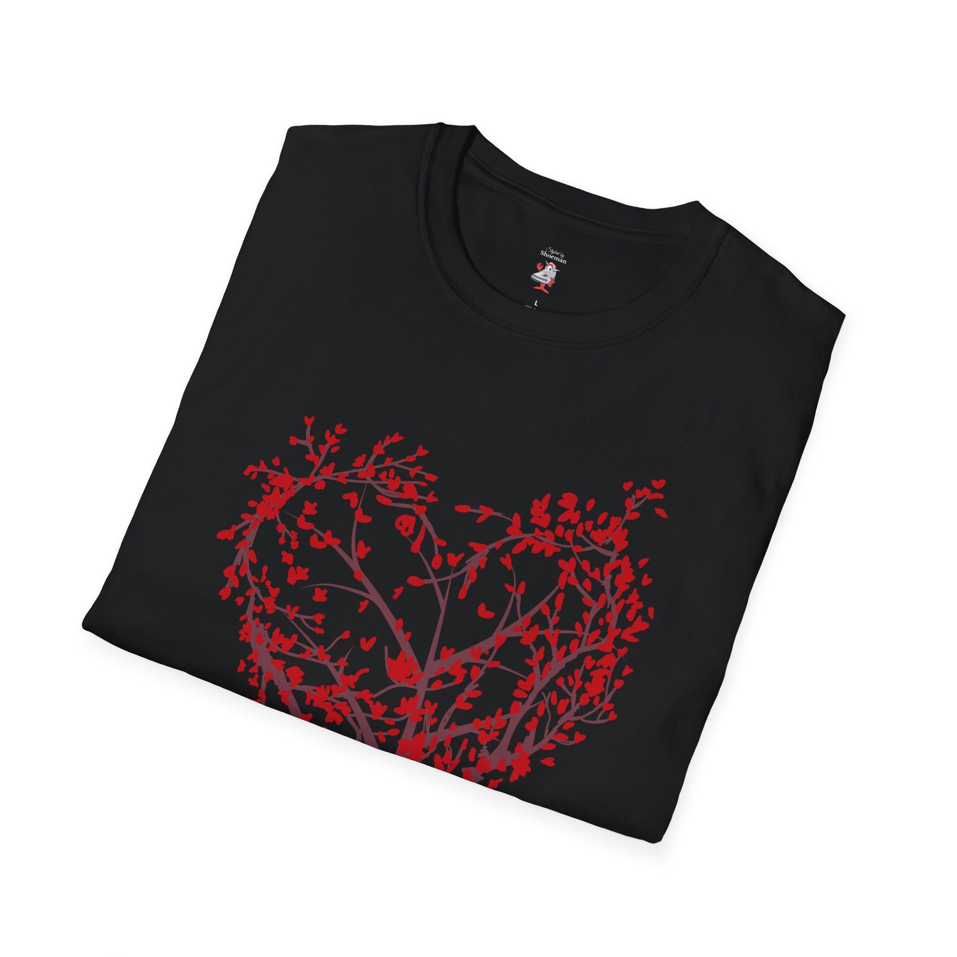 Nike Air Force One Layers Of Love Matching Shirt Valentines Day Heart Tee Red