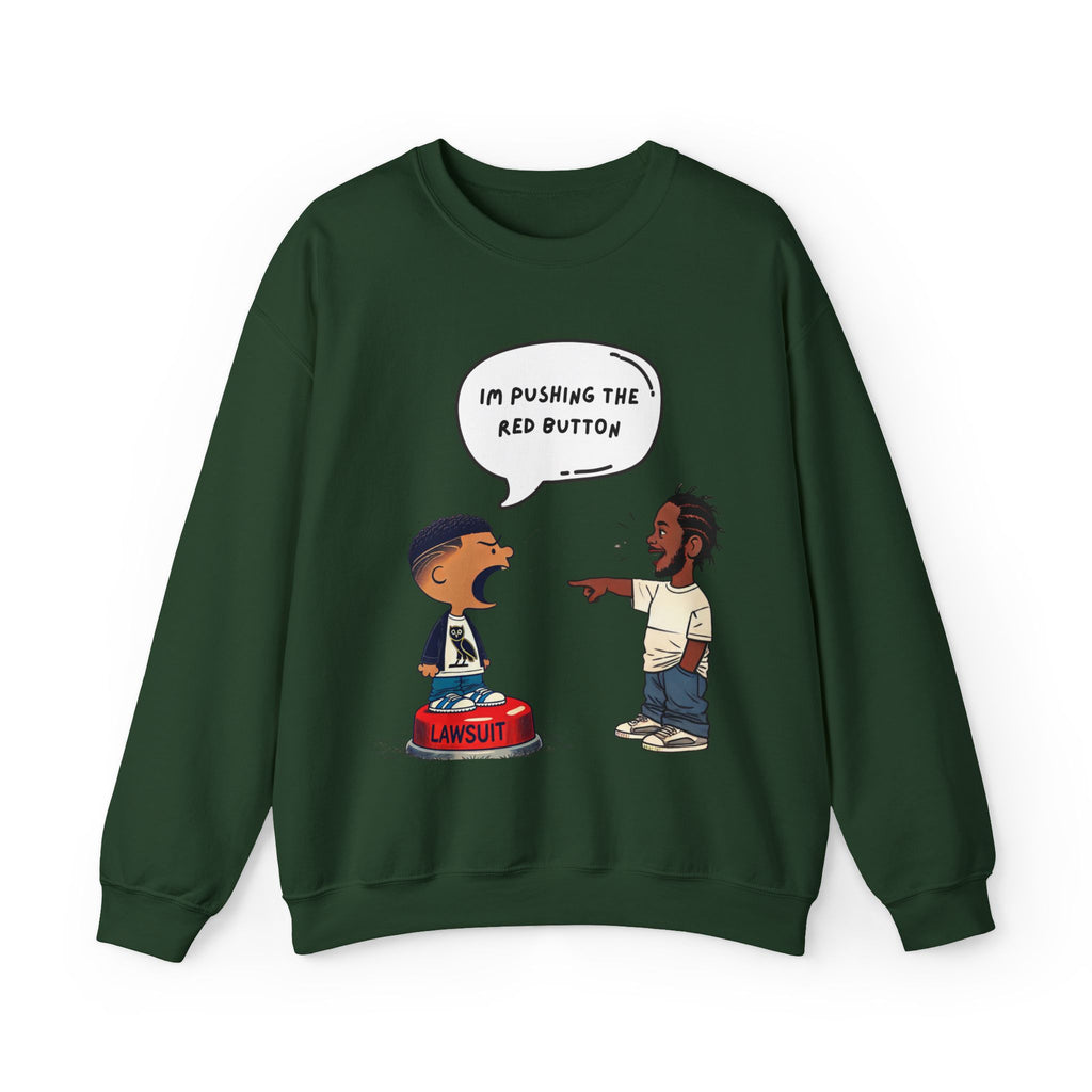 Kendrick Lamar Drake Graphic Sweater Hip Hop Crewneck Merch Not Like Streetwear